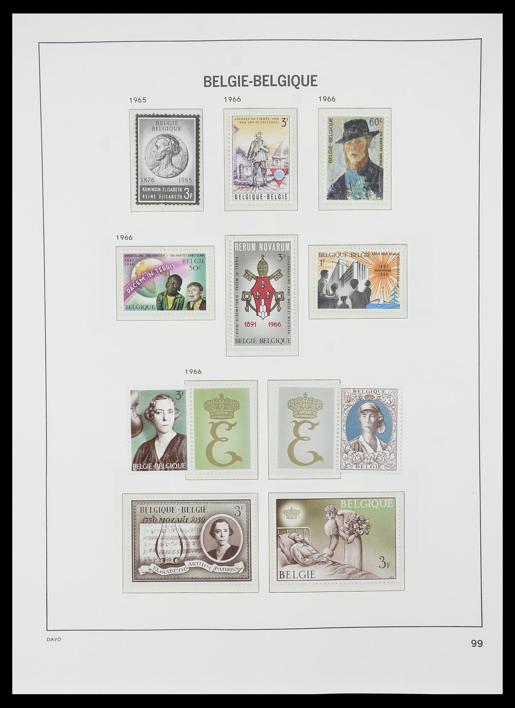 33860 010 - Stamp collection 33860 Belgium 1963-2008.
