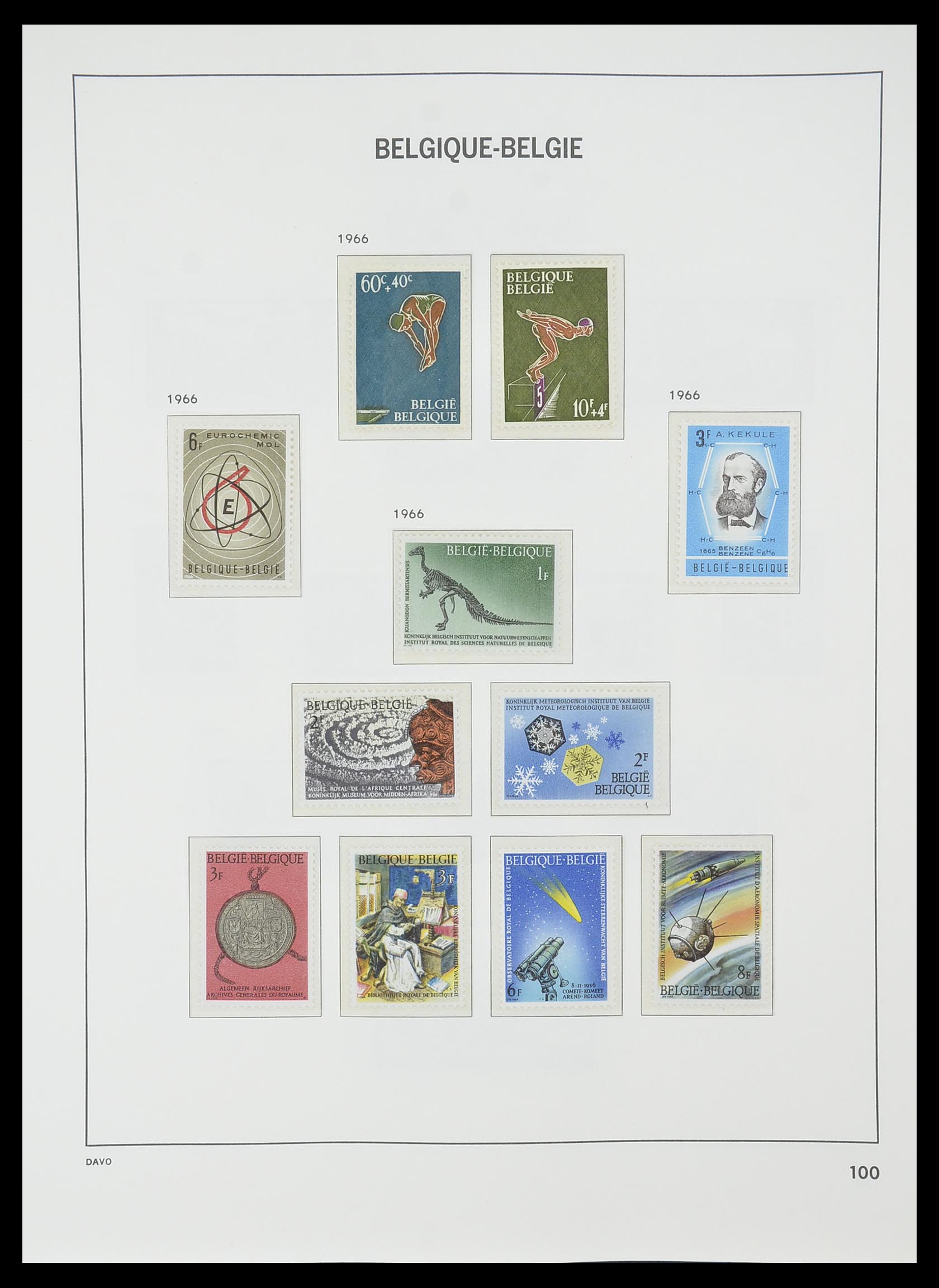 33860 011 - Postzegelverzameling 33860 België 1963-2008.