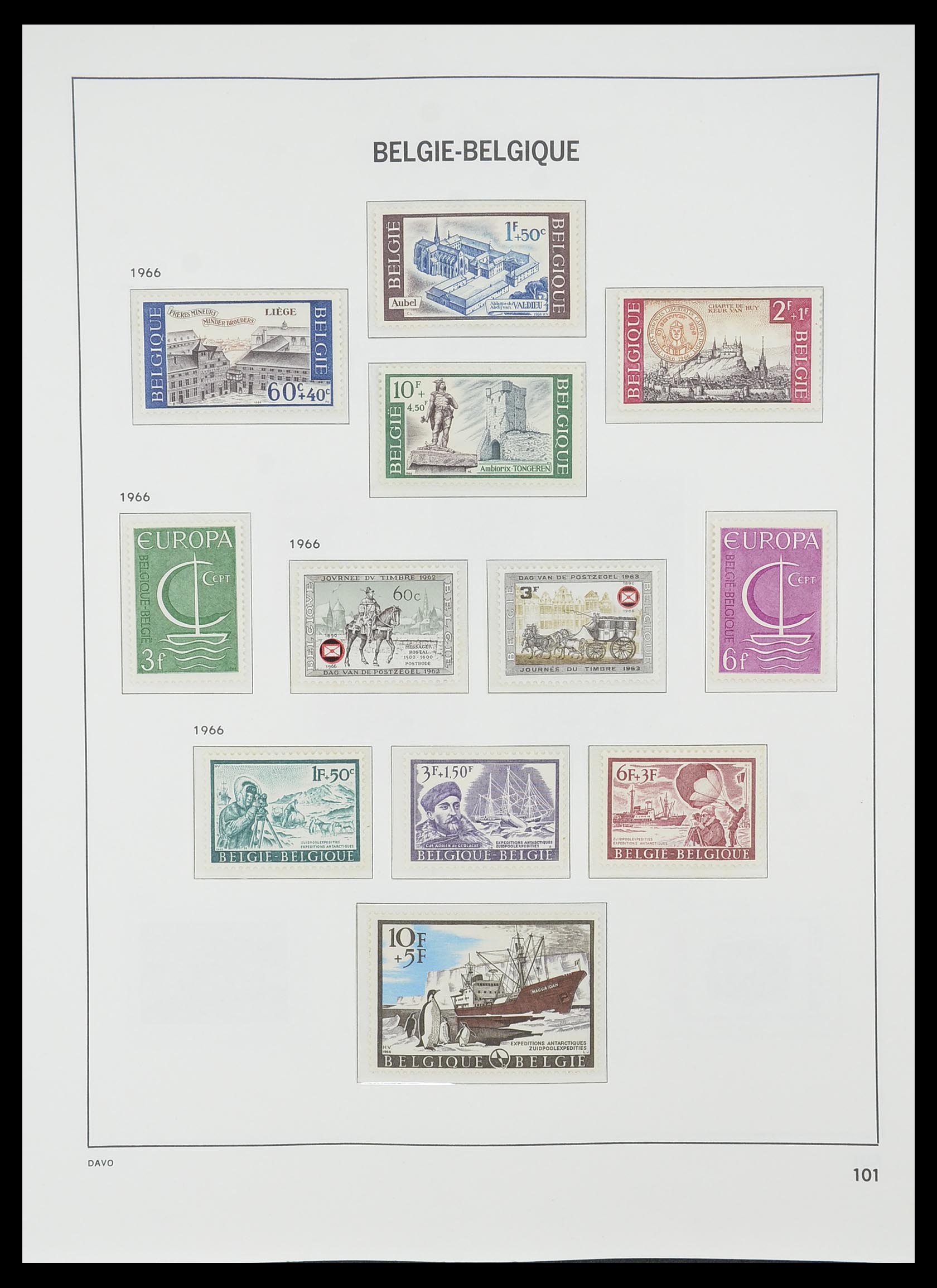 33860 012 - Postzegelverzameling 33860 België 1963-2008.