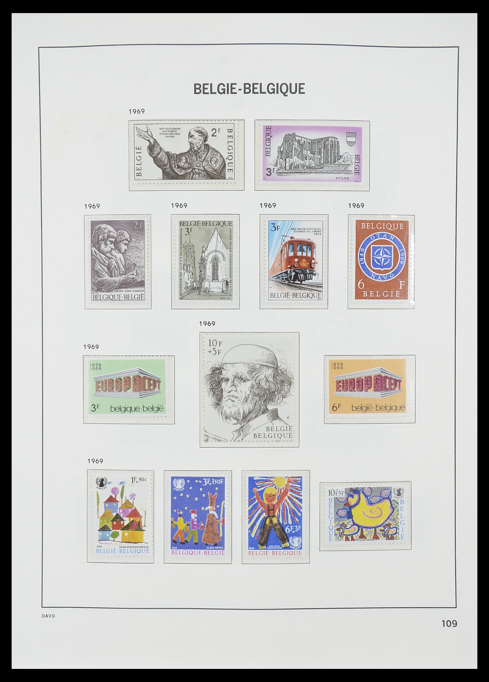 33860 020 - Stamp collection 33860 Belgium 1963-2008.
