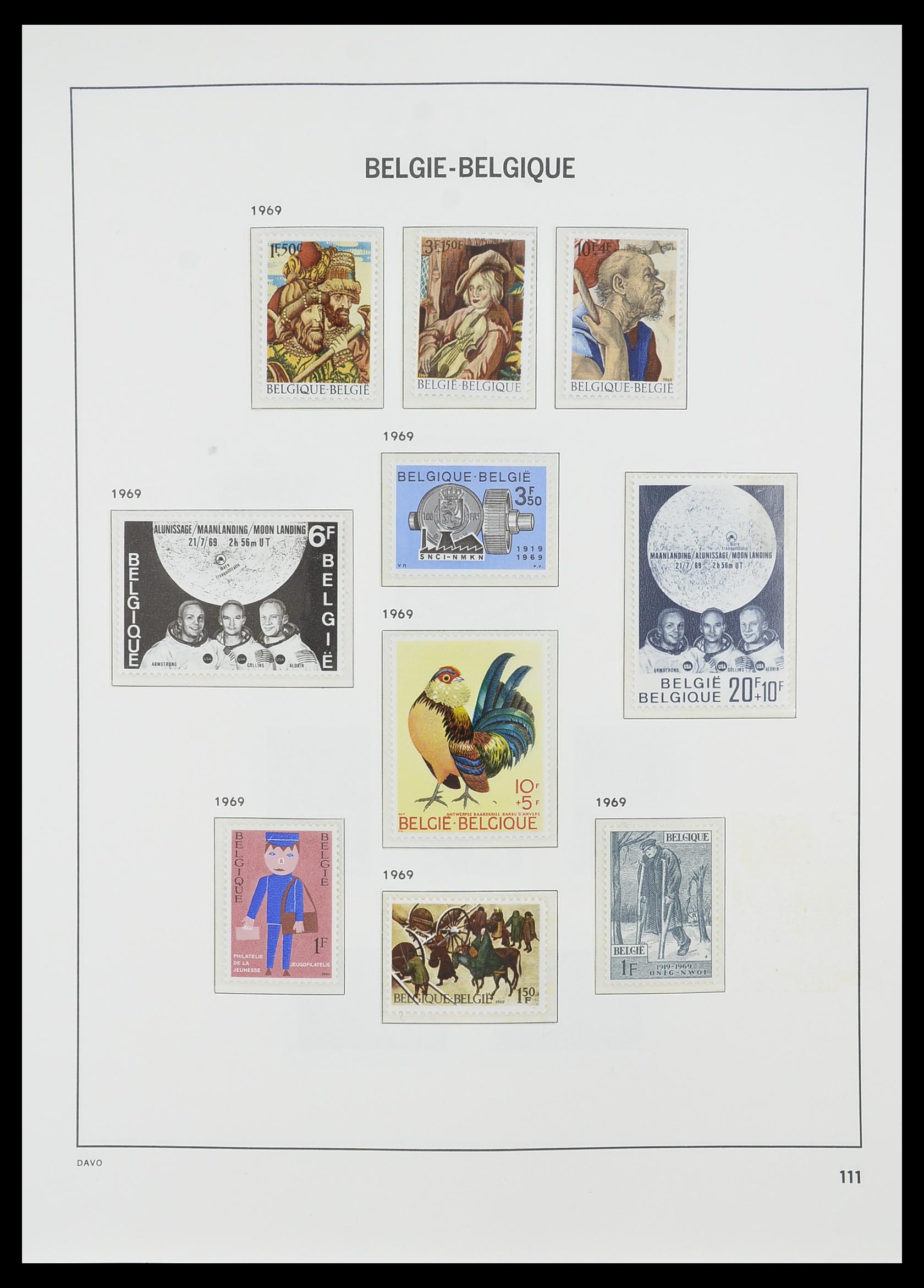 33860 022 - Postzegelverzameling 33860 België 1963-2008.
