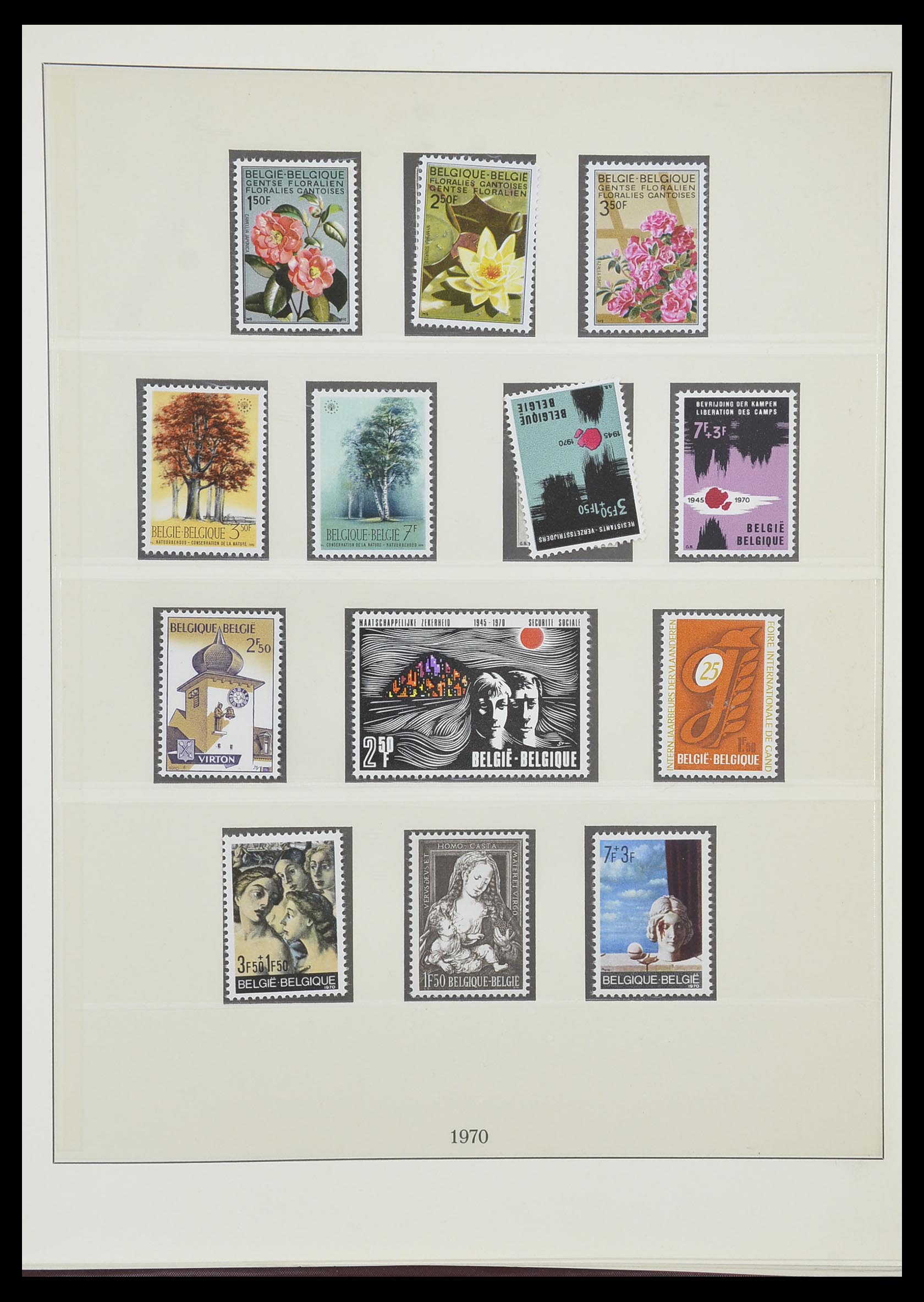 33860 031 - Postzegelverzameling 33860 België 1963-2008.