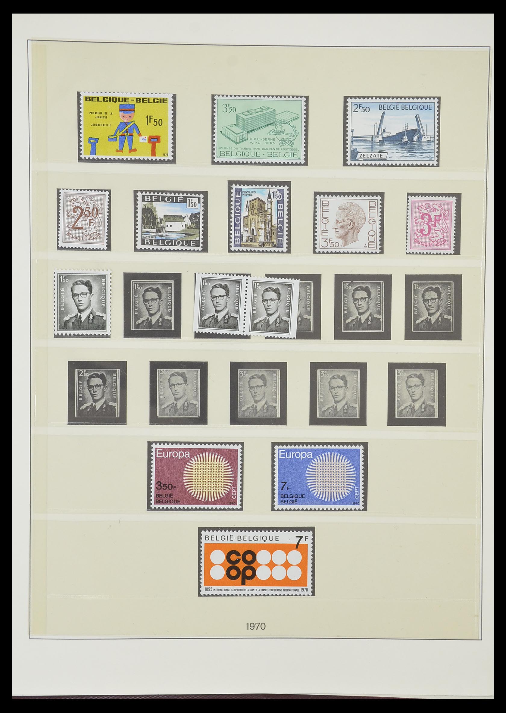 33860 033 - Postzegelverzameling 33860 België 1963-2008.