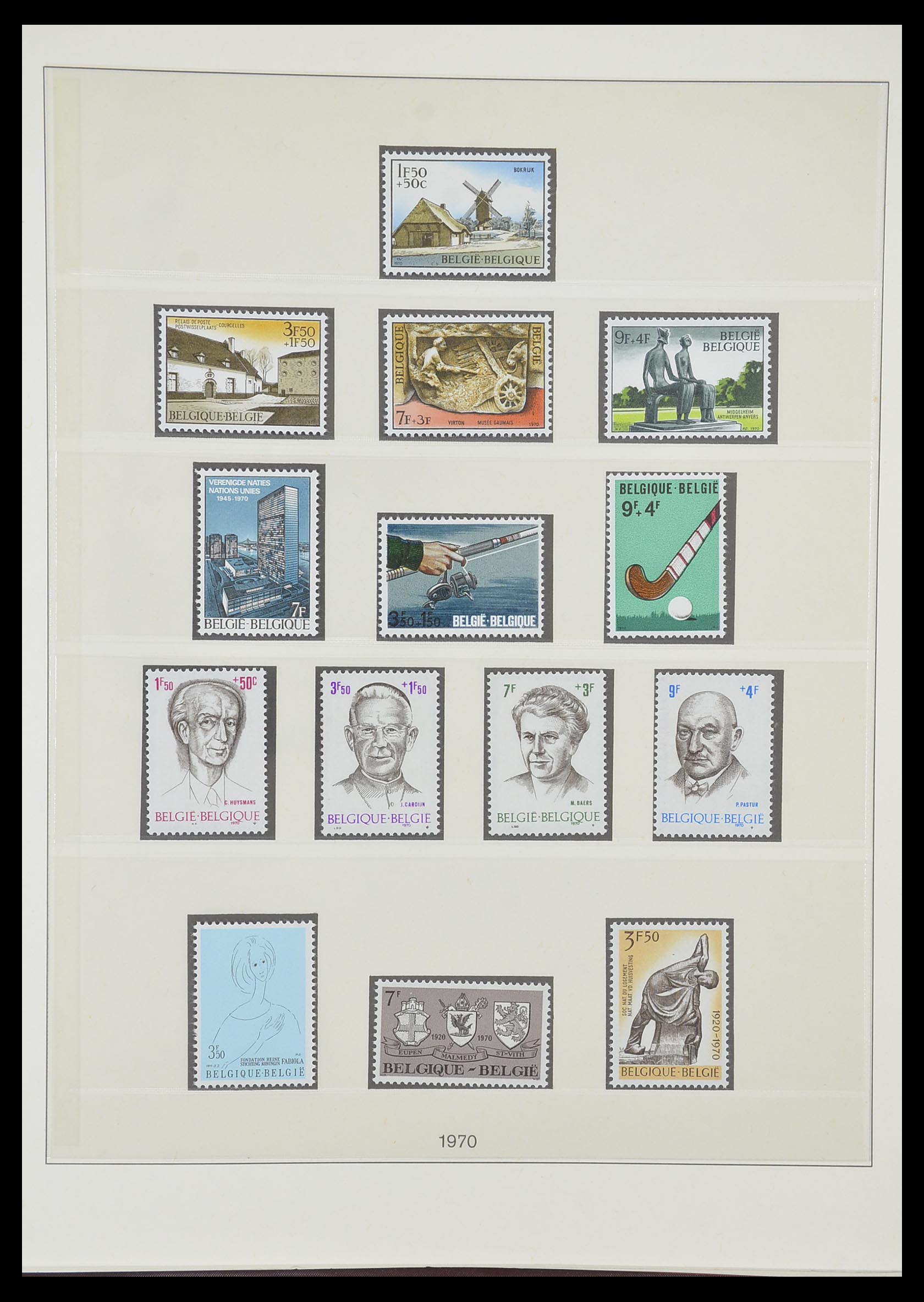 33860 034 - Stamp collection 33860 Belgium 1963-2008.