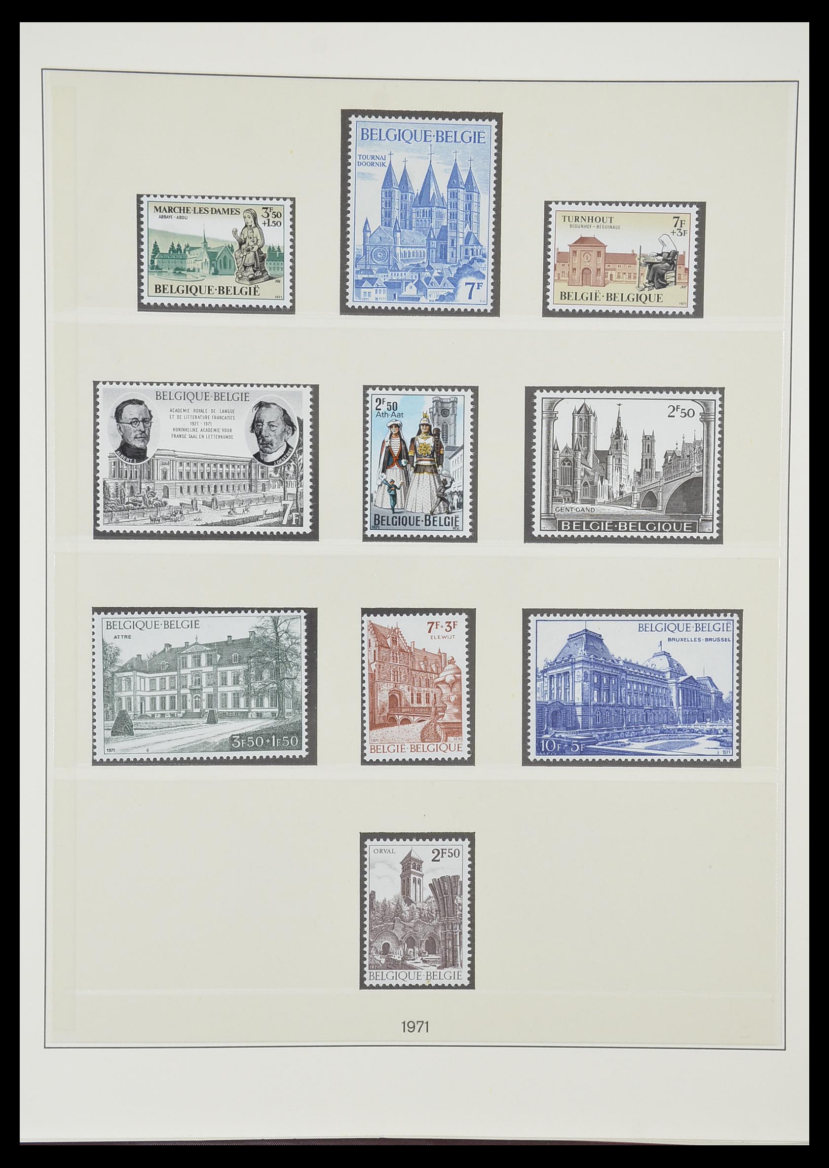 33860 037 - Postzegelverzameling 33860 België 1963-2008.