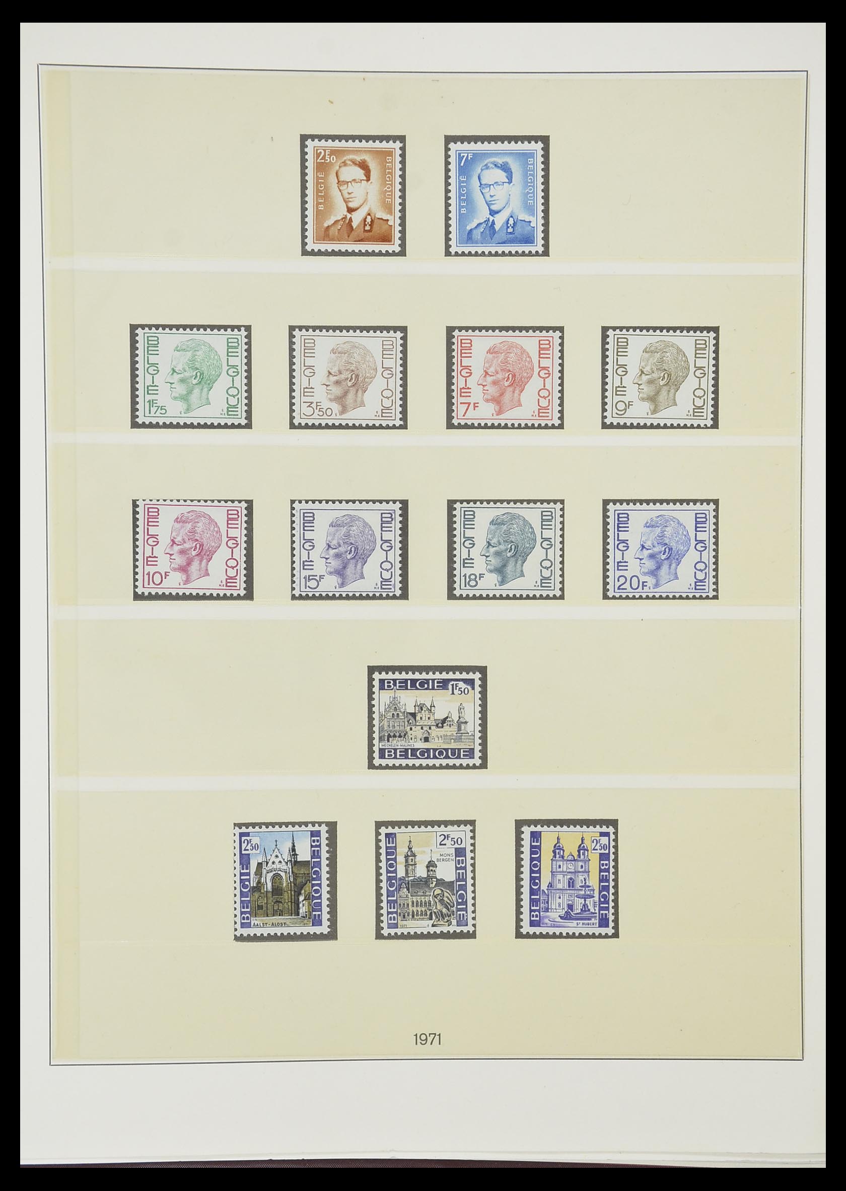 33860 038 - Postzegelverzameling 33860 België 1963-2008.