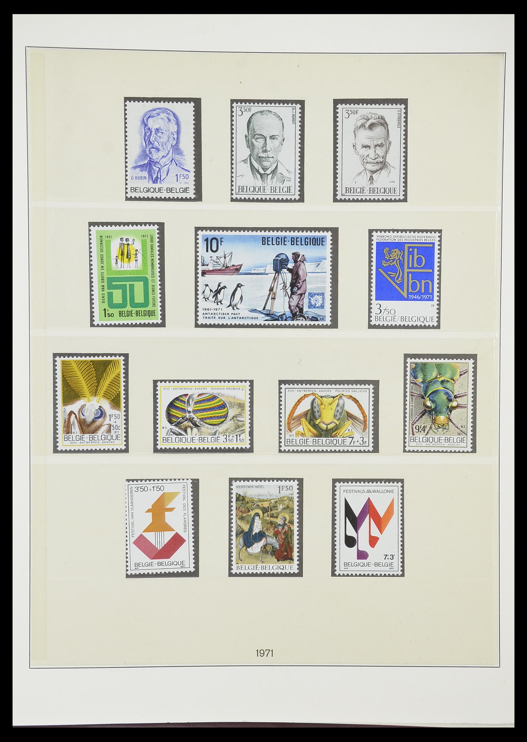 33860 039 - Postzegelverzameling 33860 België 1963-2008.