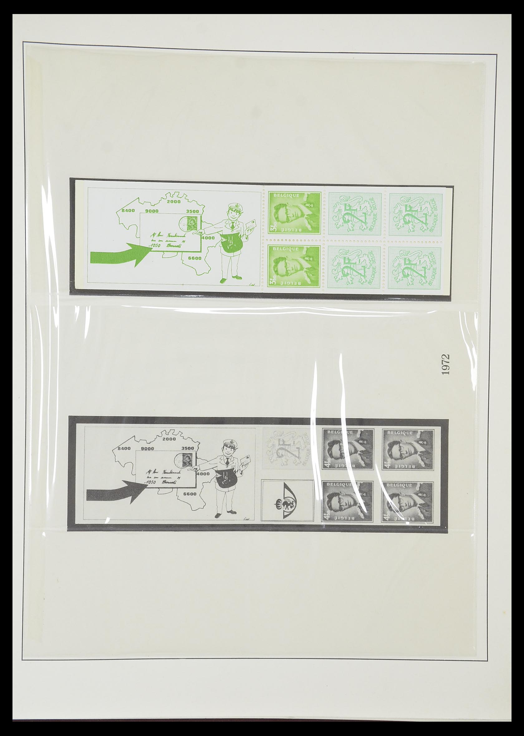 33860 044 - Postzegelverzameling 33860 België 1963-2008.