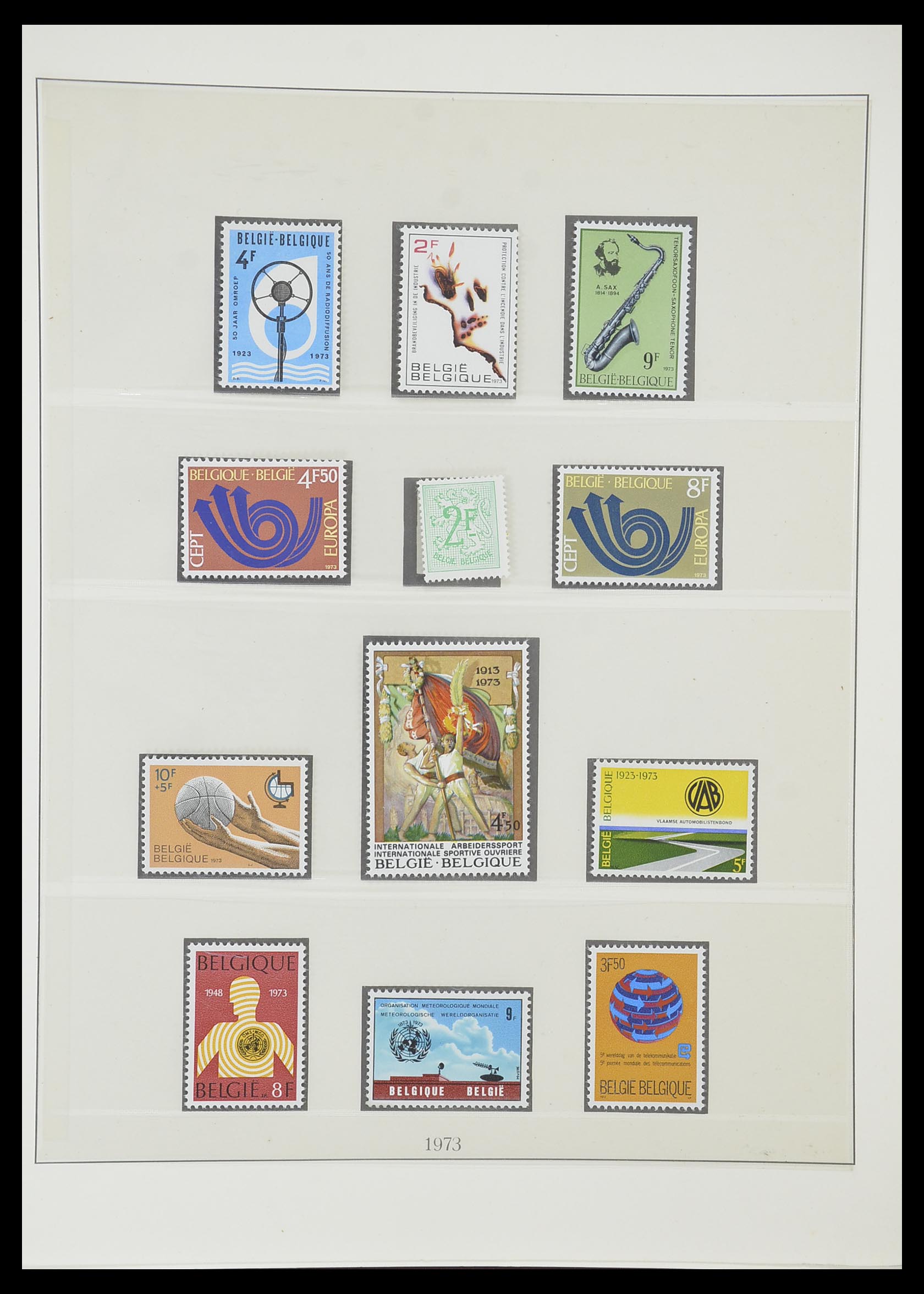 33860 046 - Stamp collection 33860 Belgium 1963-2008.