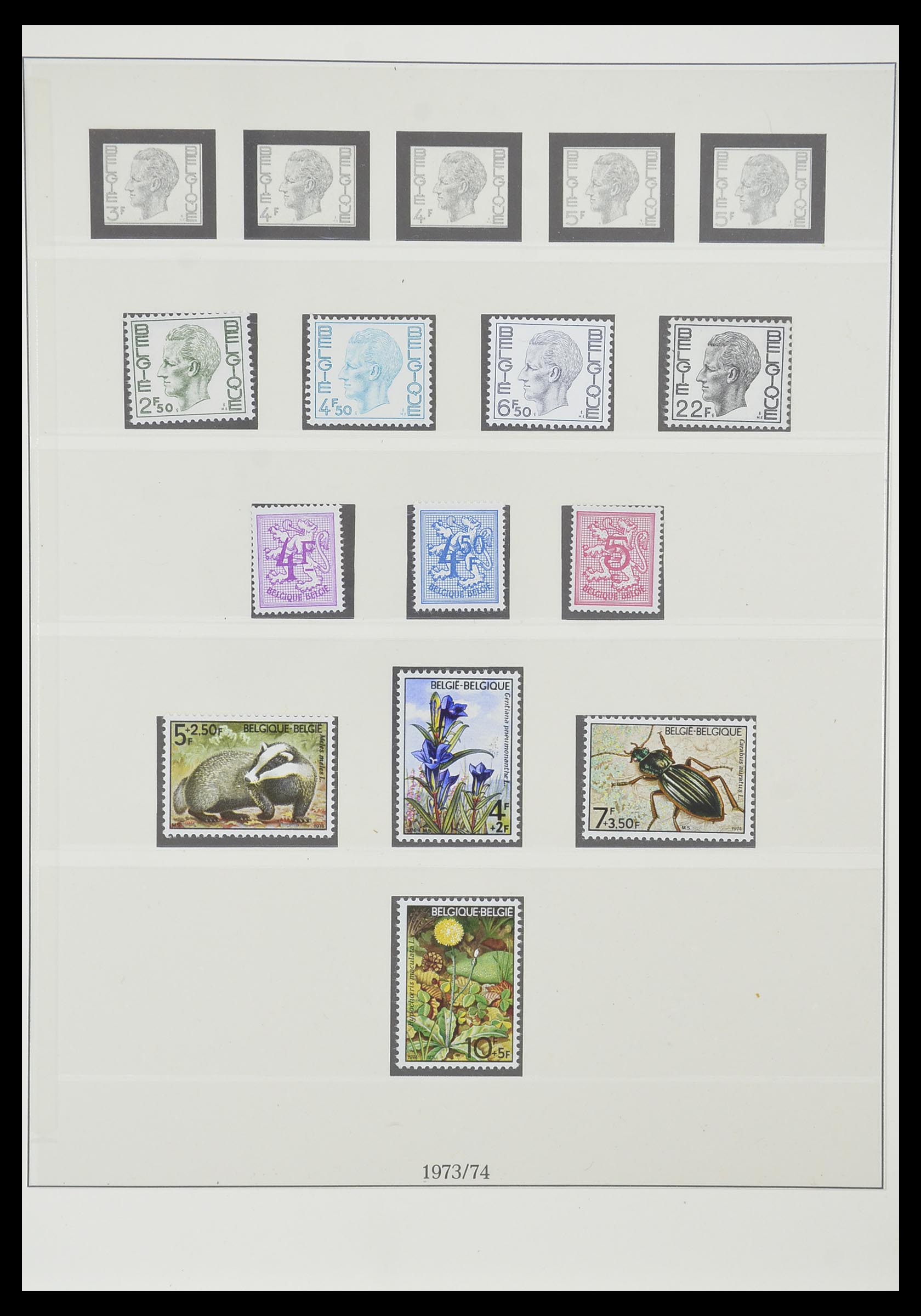 33860 050 - Stamp collection 33860 Belgium 1963-2008.