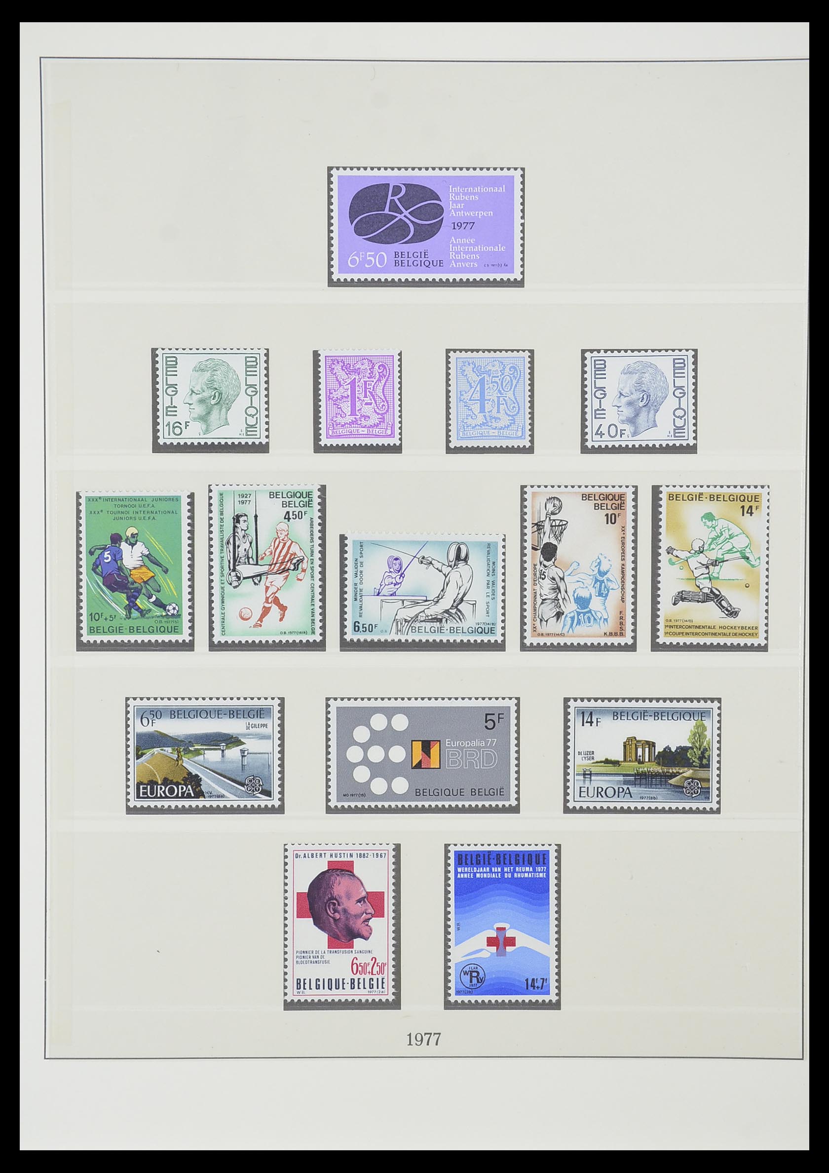 33860 063 - Stamp collection 33860 Belgium 1963-2008.