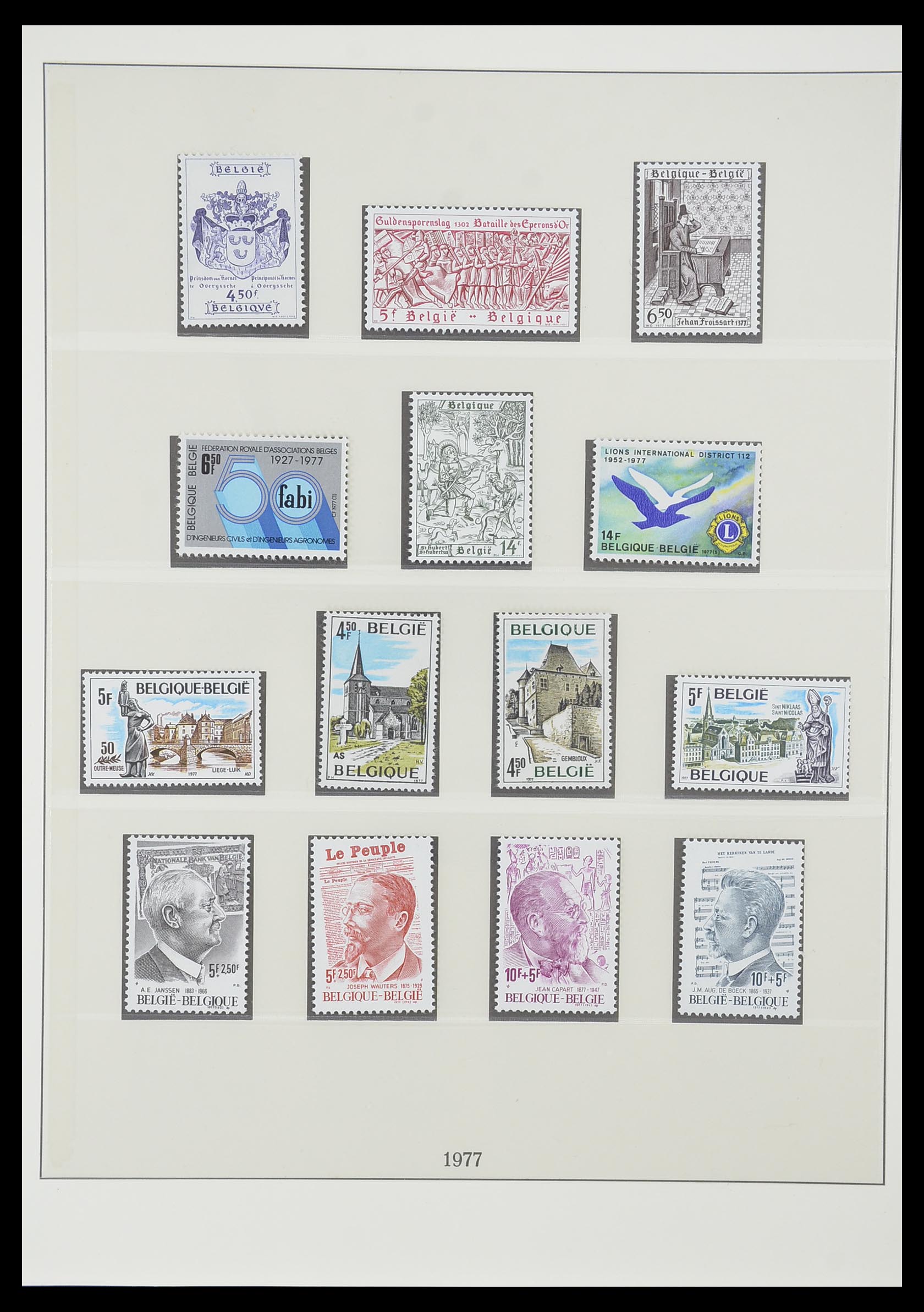 33860 064 - Stamp collection 33860 Belgium 1963-2008.