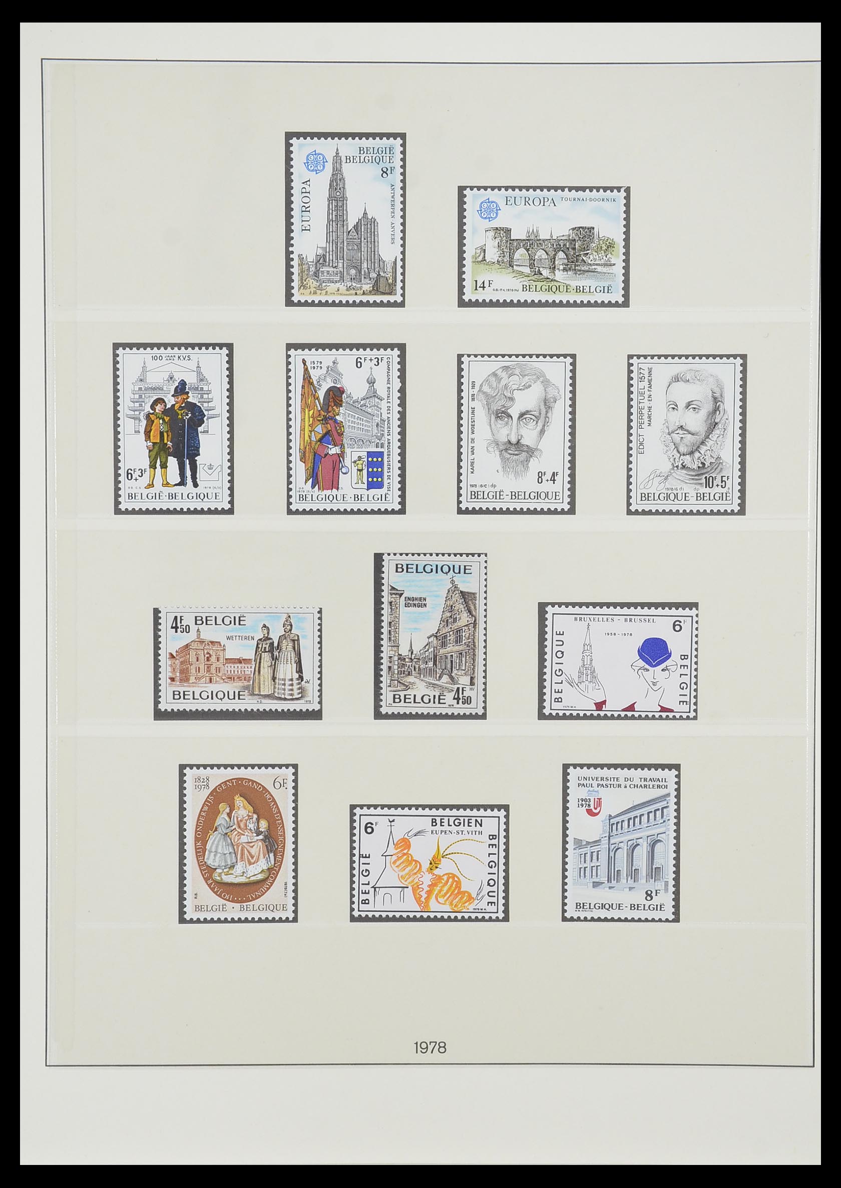 33860 068 - Stamp collection 33860 Belgium 1963-2008.