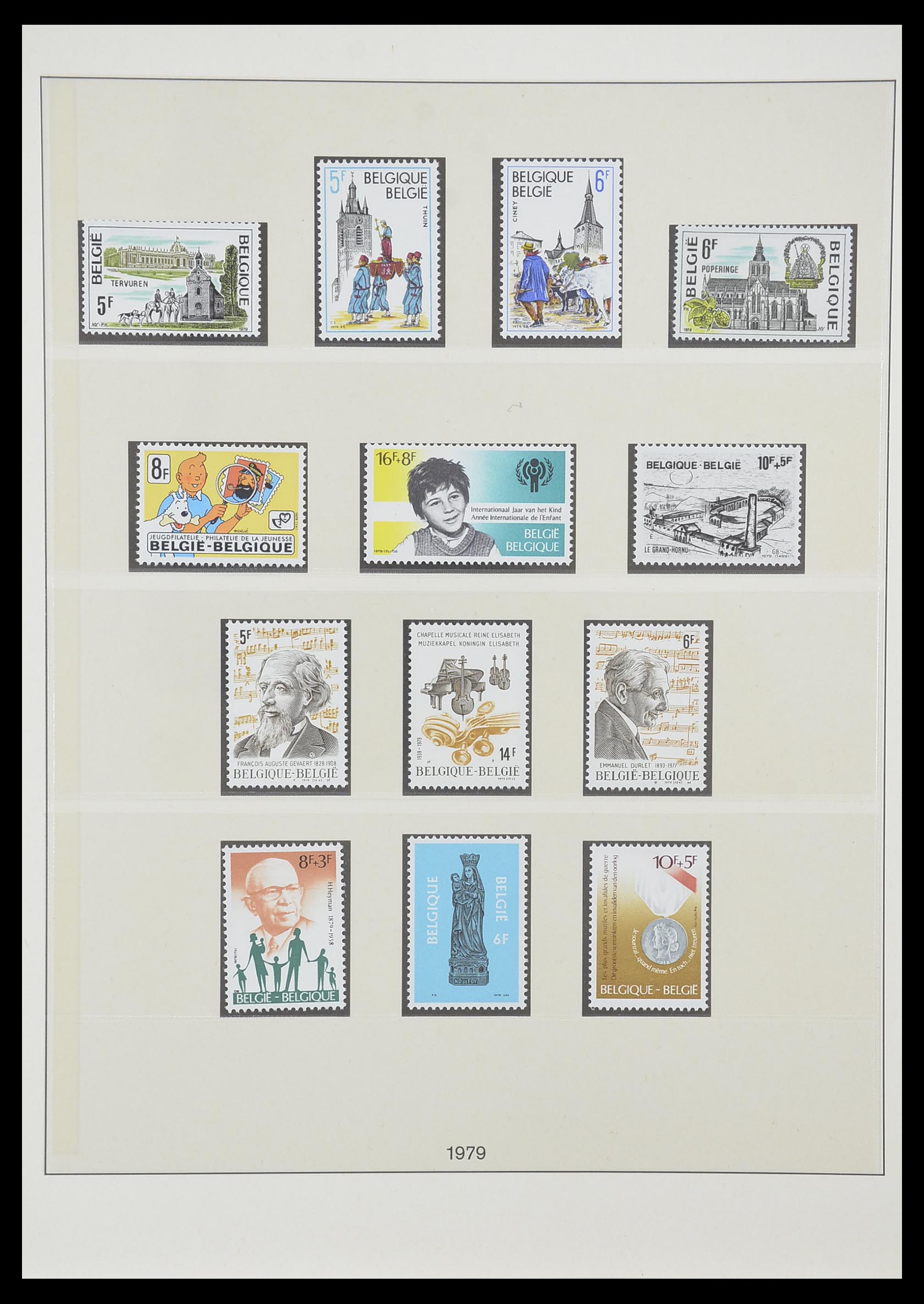 33860 076 - Stamp collection 33860 Belgium 1963-2008.