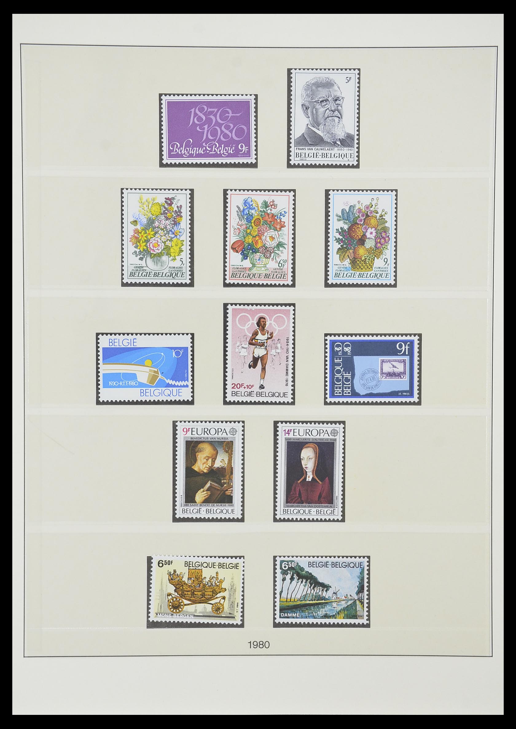 33860 077 - Stamp collection 33860 Belgium 1963-2008.
