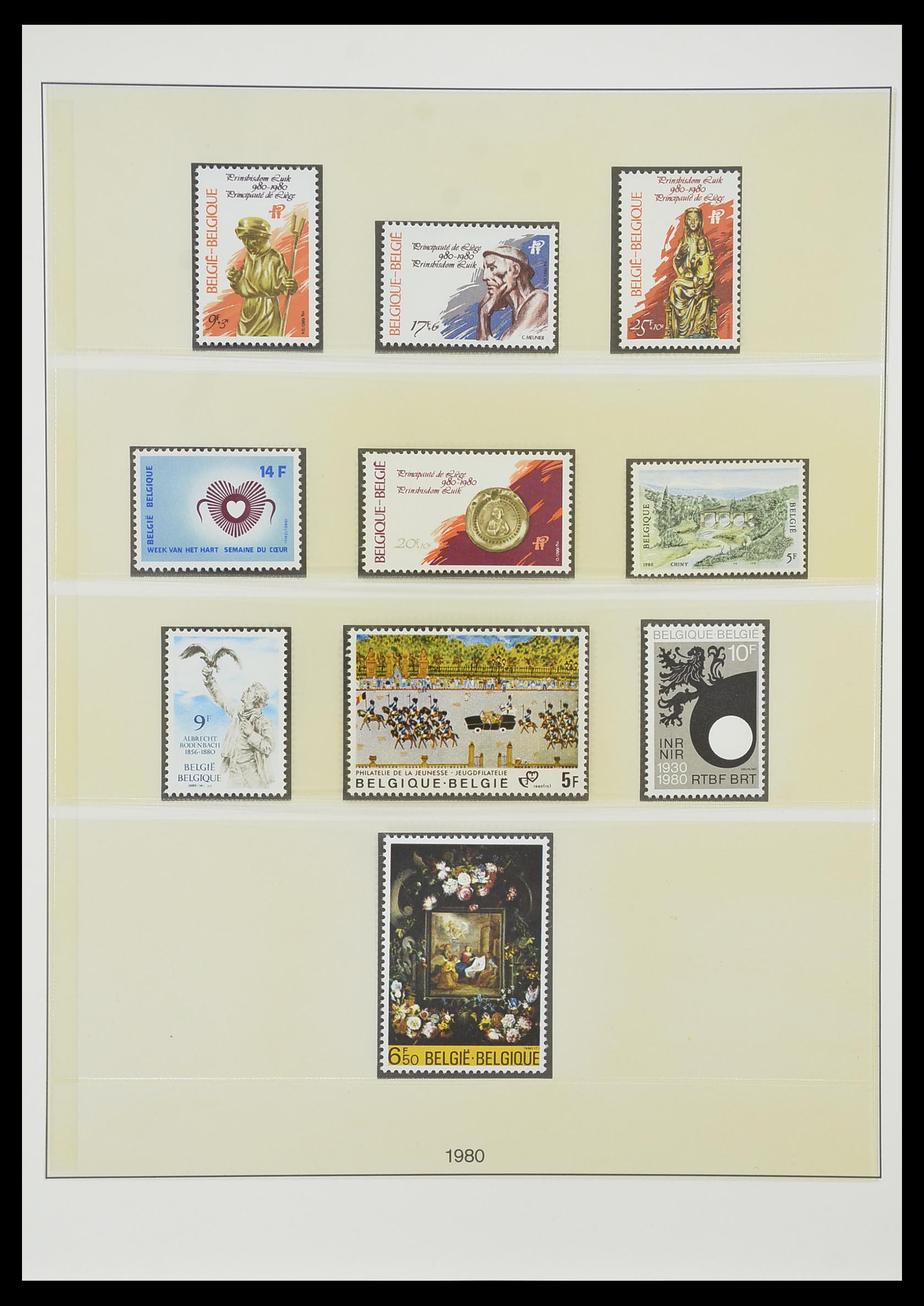 33860 080 - Stamp collection 33860 Belgium 1963-2008.