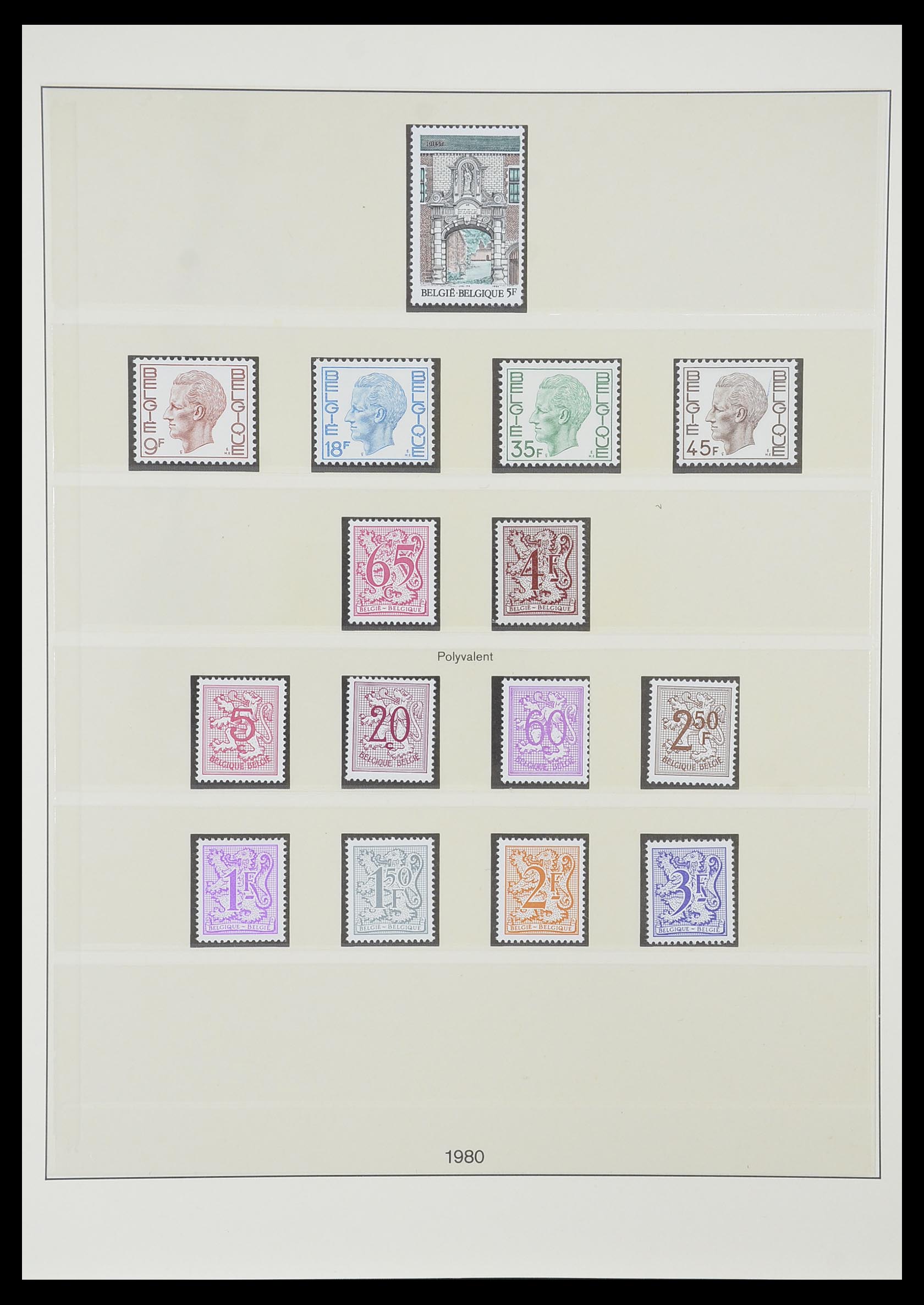 33860 082 - Stamp collection 33860 Belgium 1963-2008.