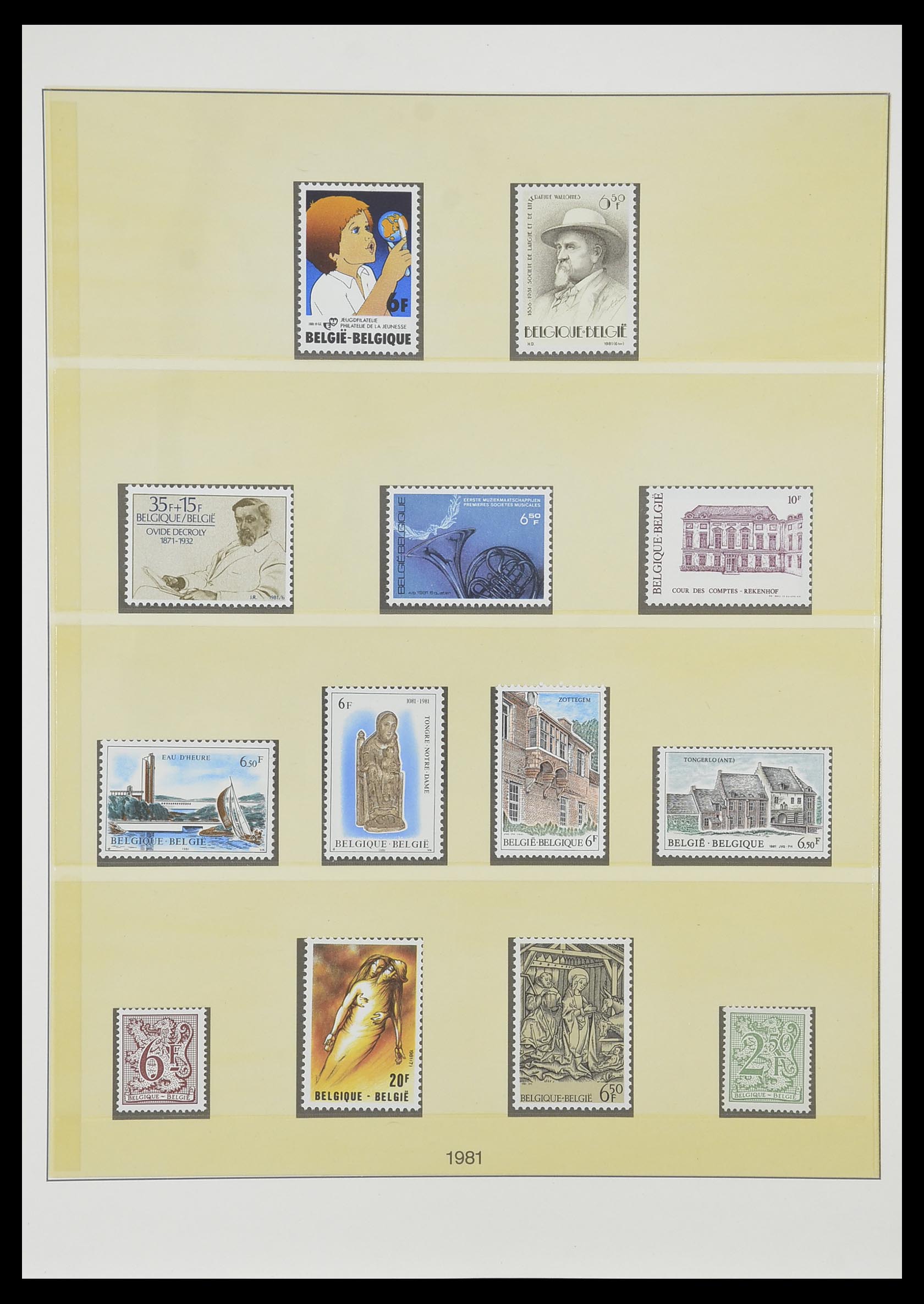 33860 084 - Stamp collection 33860 Belgium 1963-2008.