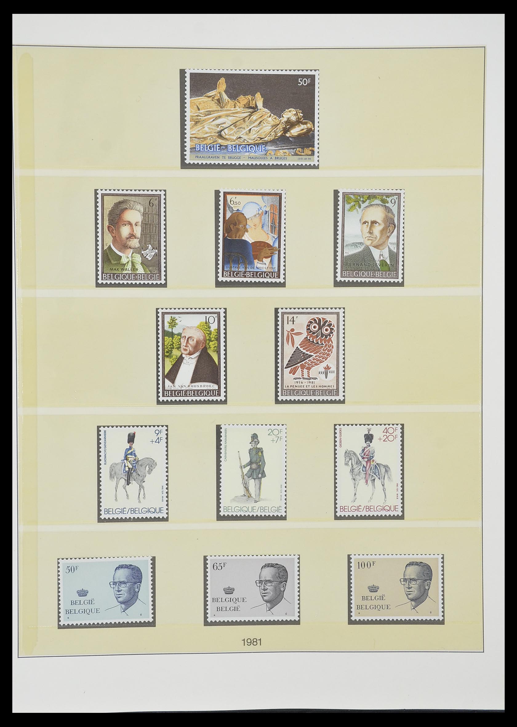 33860 086 - Stamp collection 33860 Belgium 1963-2008.