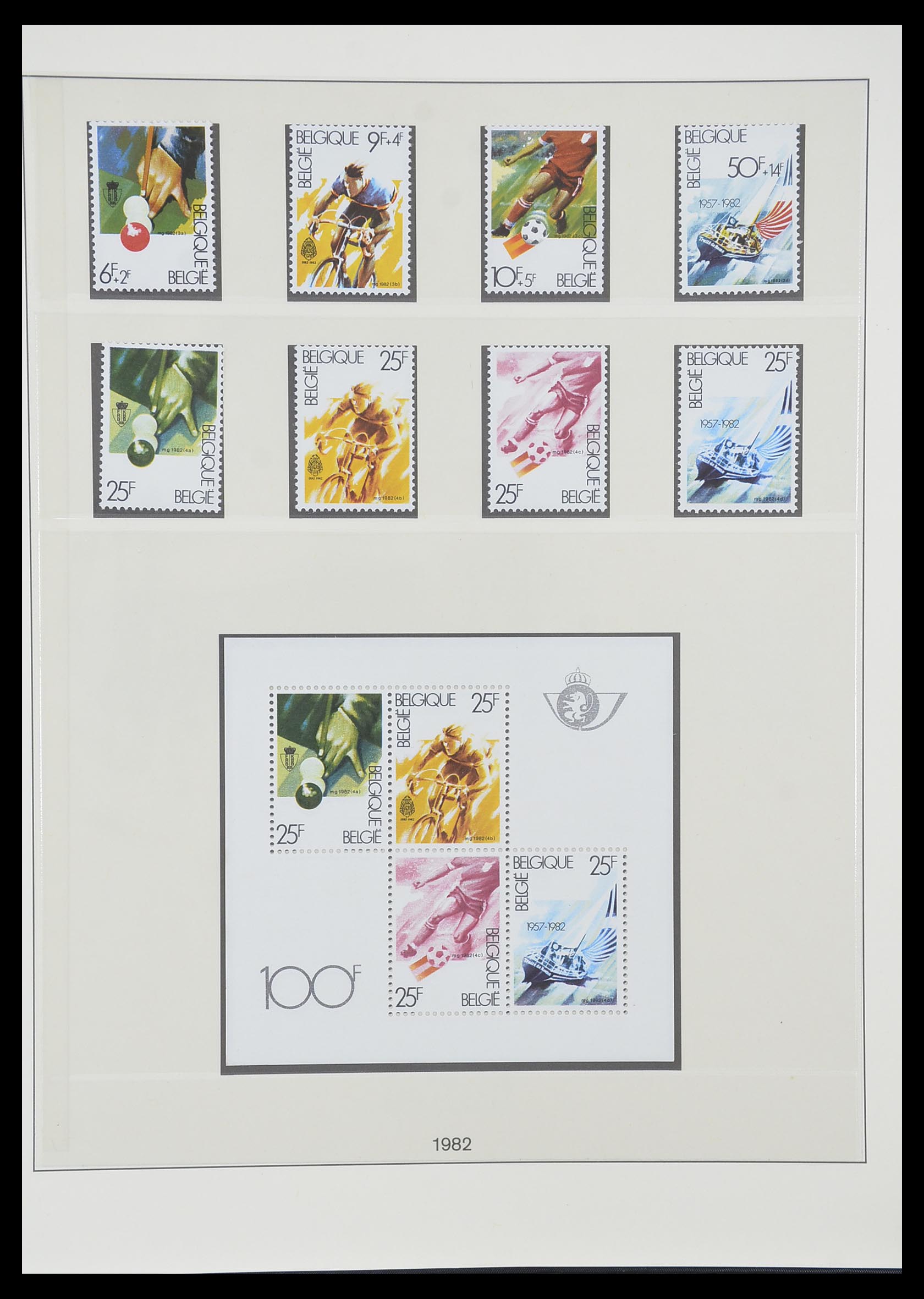33860 087 - Stamp collection 33860 Belgium 1963-2008.