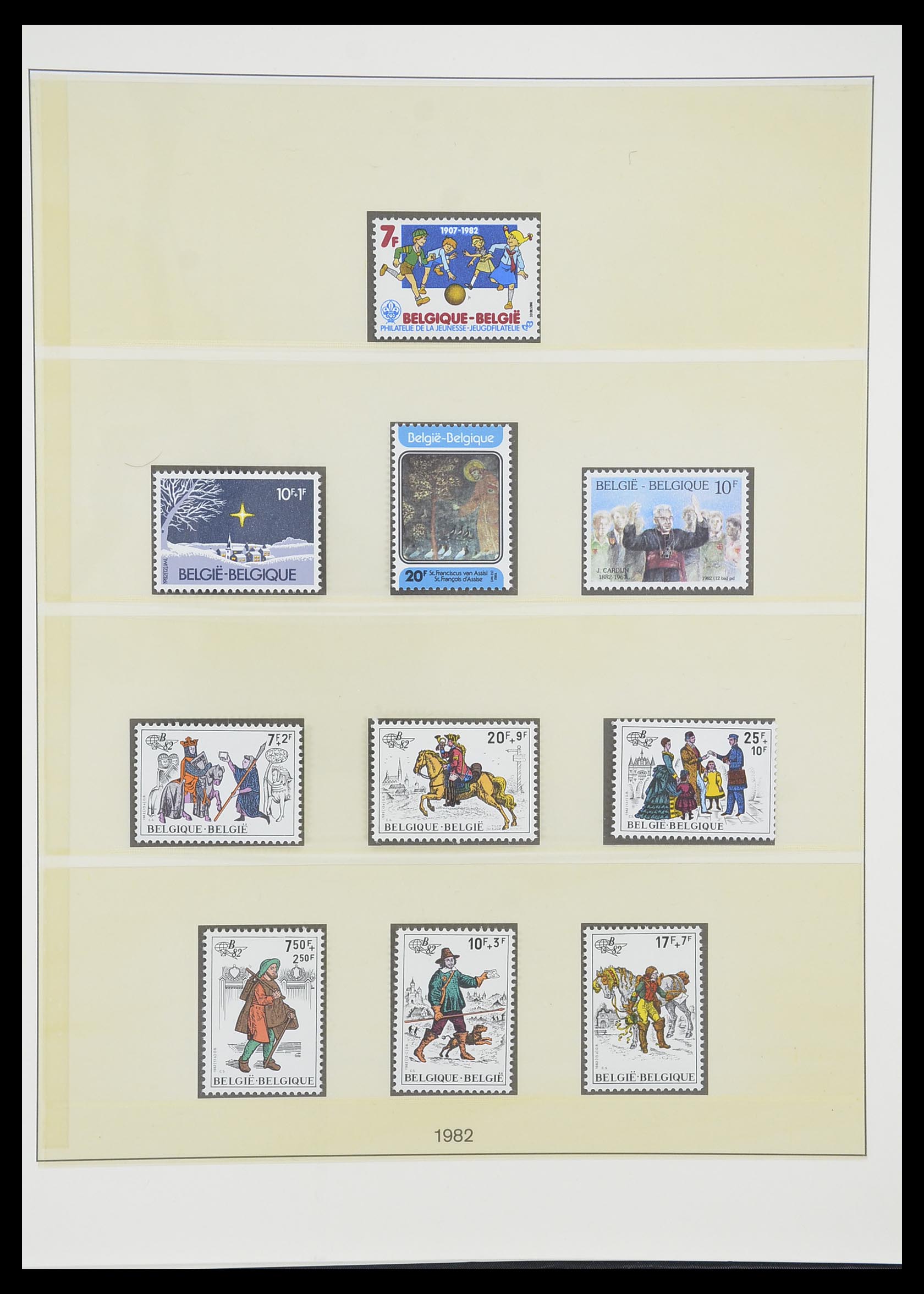 33860 090 - Stamp collection 33860 Belgium 1963-2008.