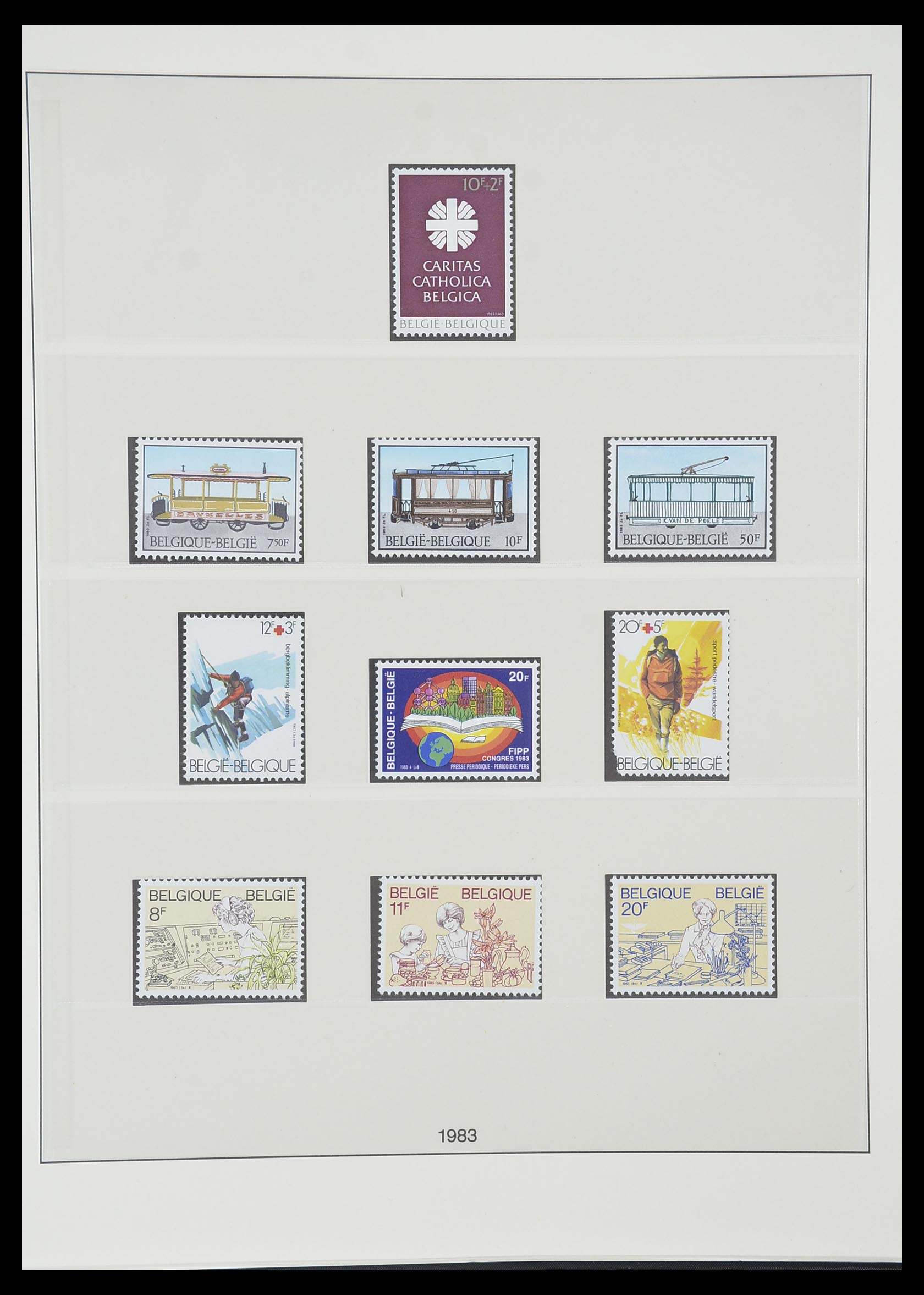33860 092 - Stamp collection 33860 Belgium 1963-2008.