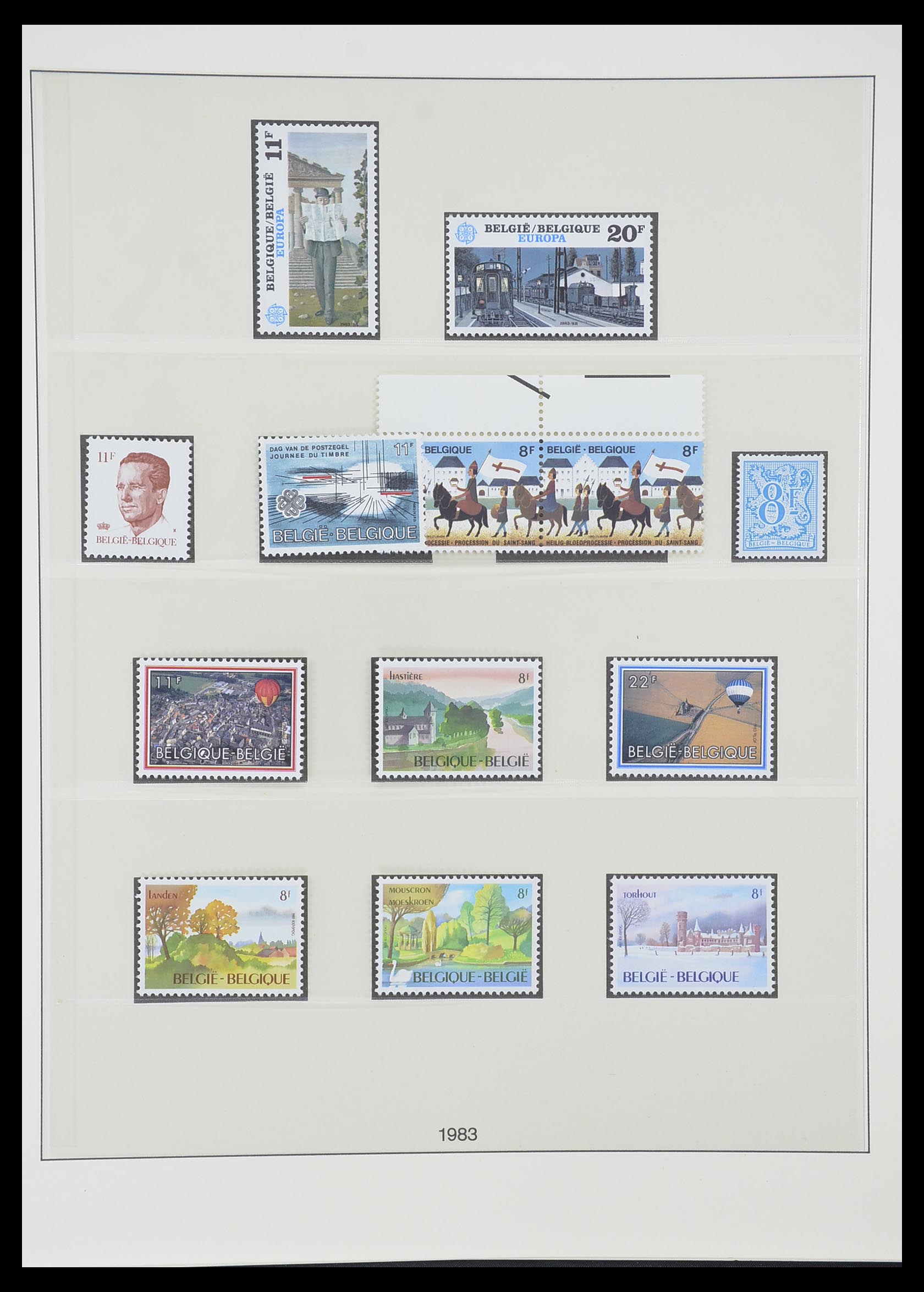 33860 093 - Stamp collection 33860 Belgium 1963-2008.