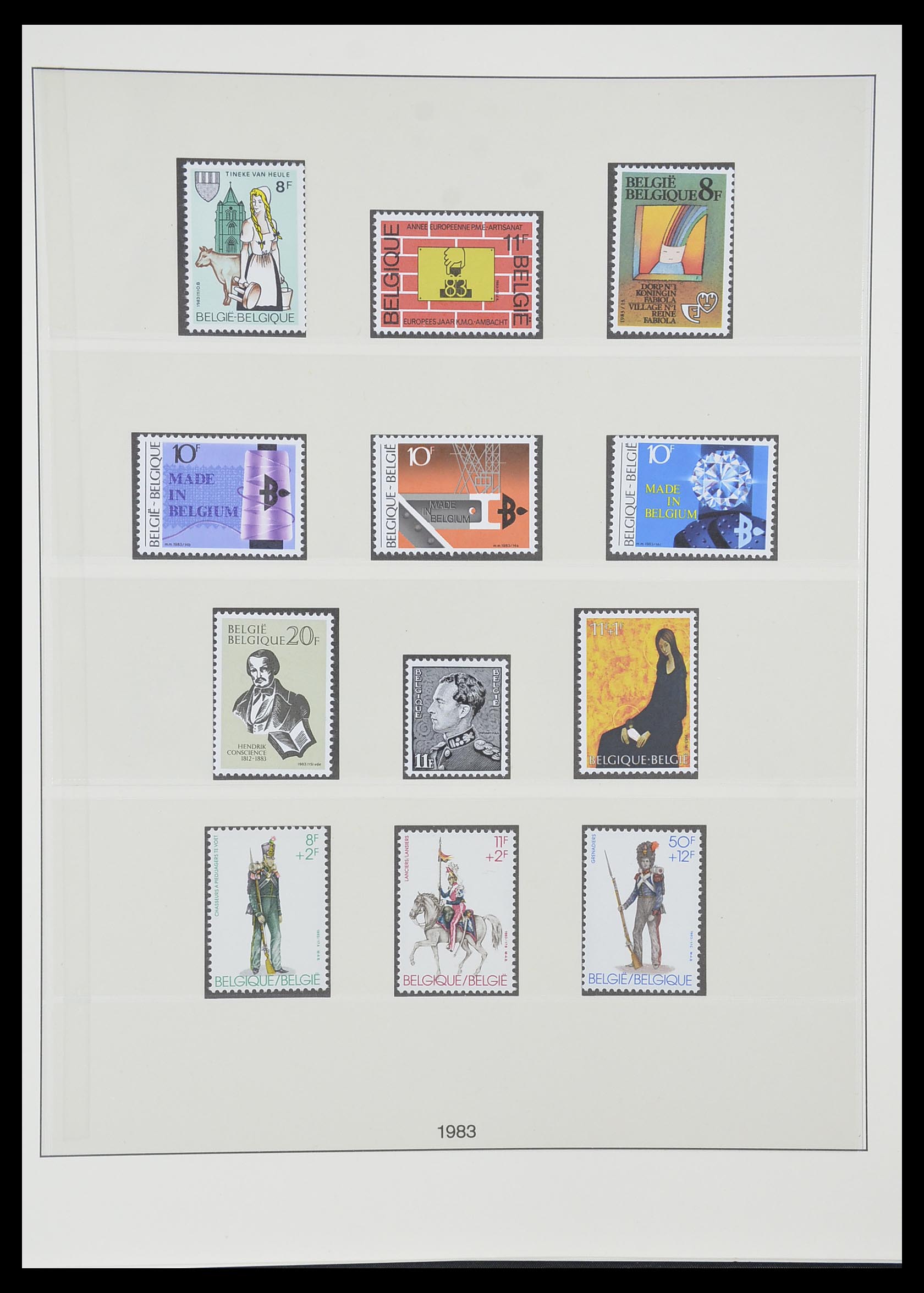 33860 094 - Stamp collection 33860 Belgium 1963-2008.
