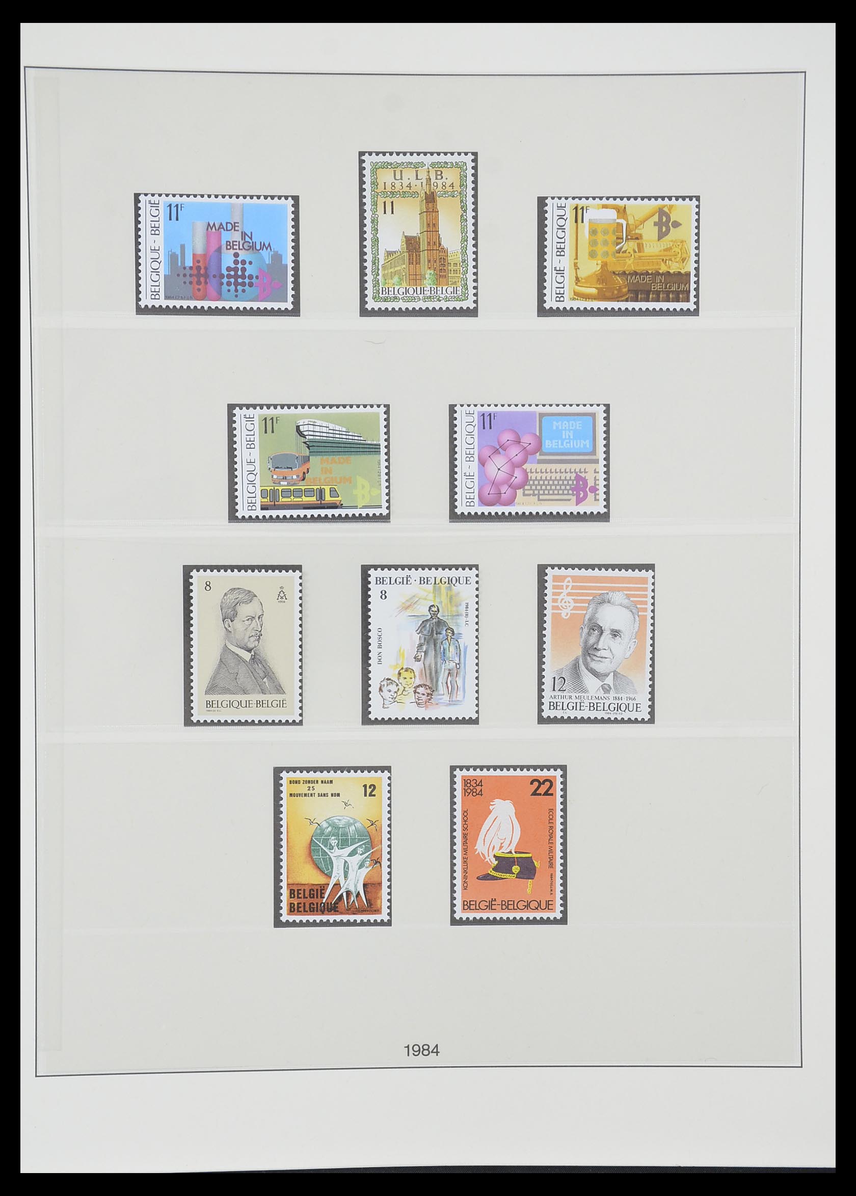 33860 096 - Stamp collection 33860 Belgium 1963-2008.