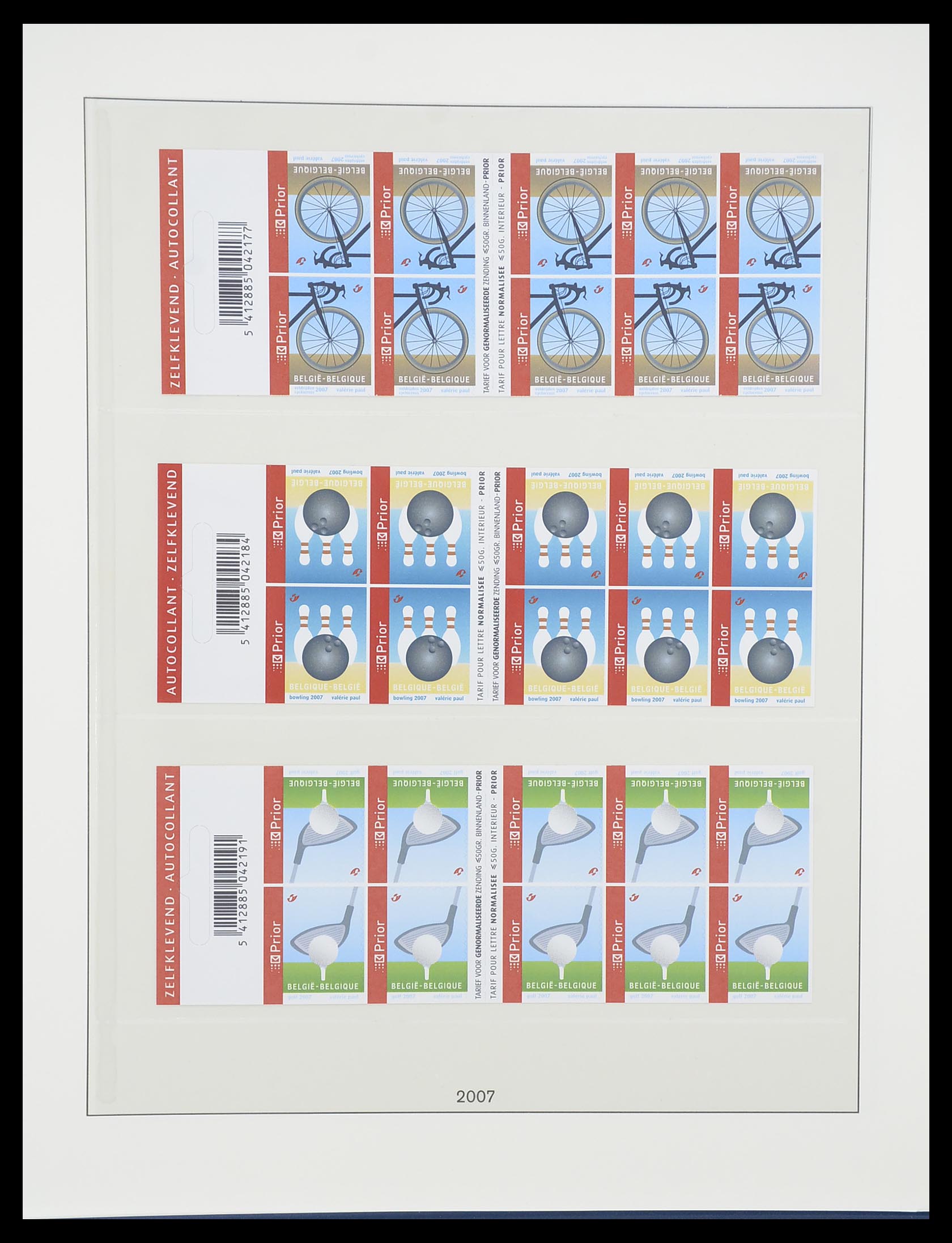 33860 305 - Postzegelverzameling 33860 België 1963-2008.
