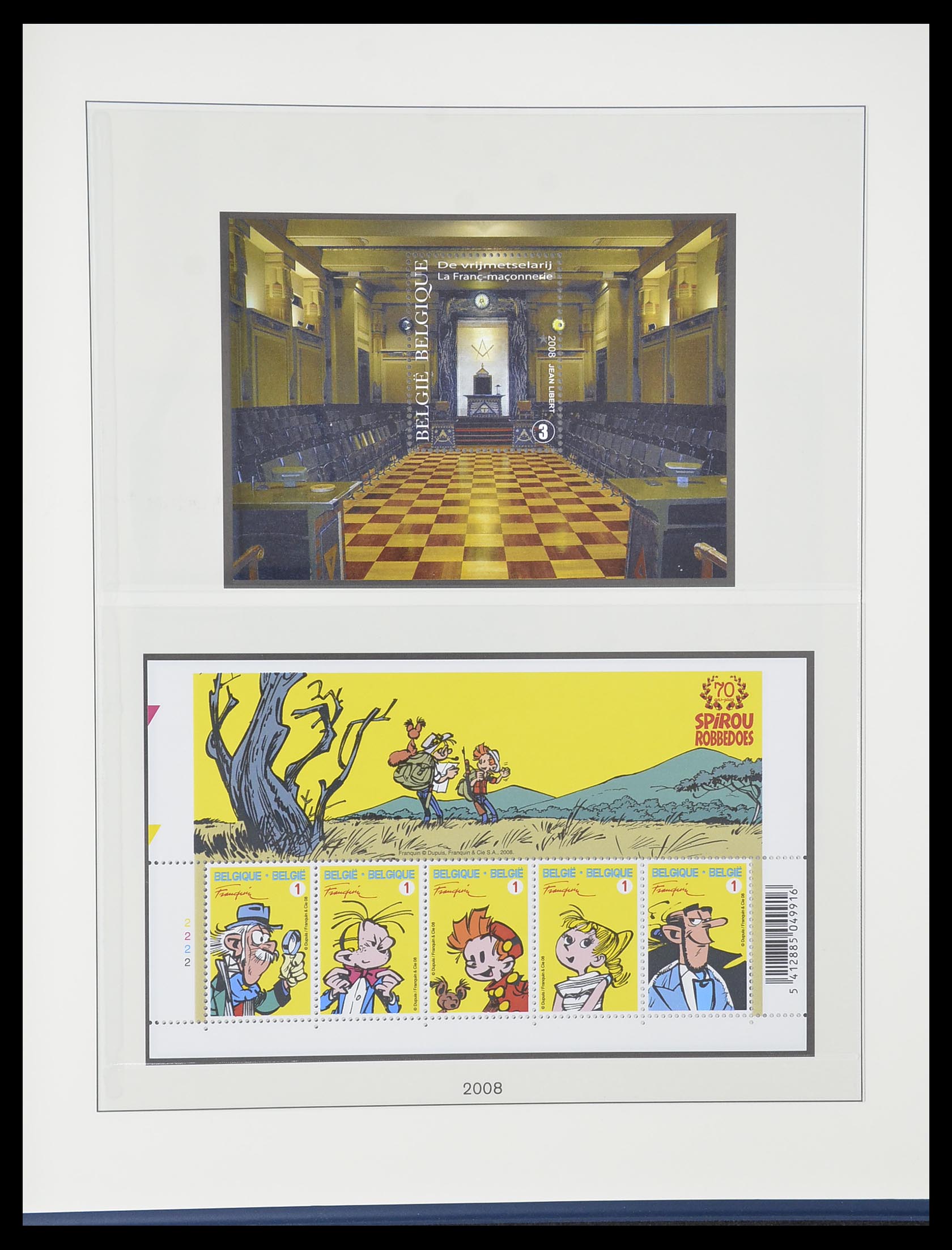 33860 312 - Postzegelverzameling 33860 België 1963-2008.