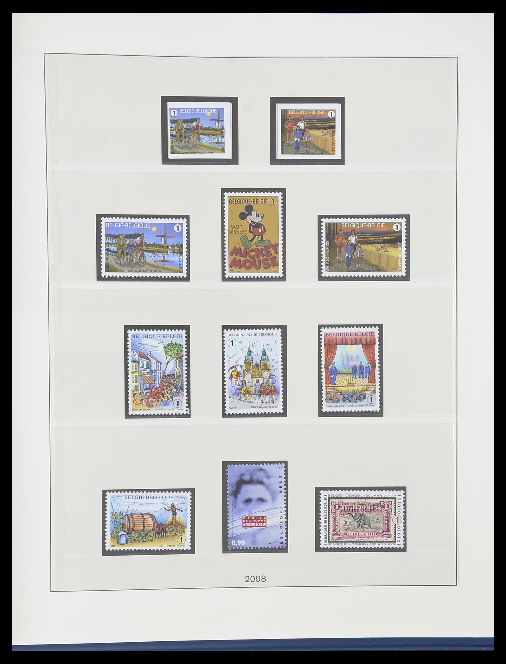 33860 314 - Postzegelverzameling 33860 België 1963-2008.
