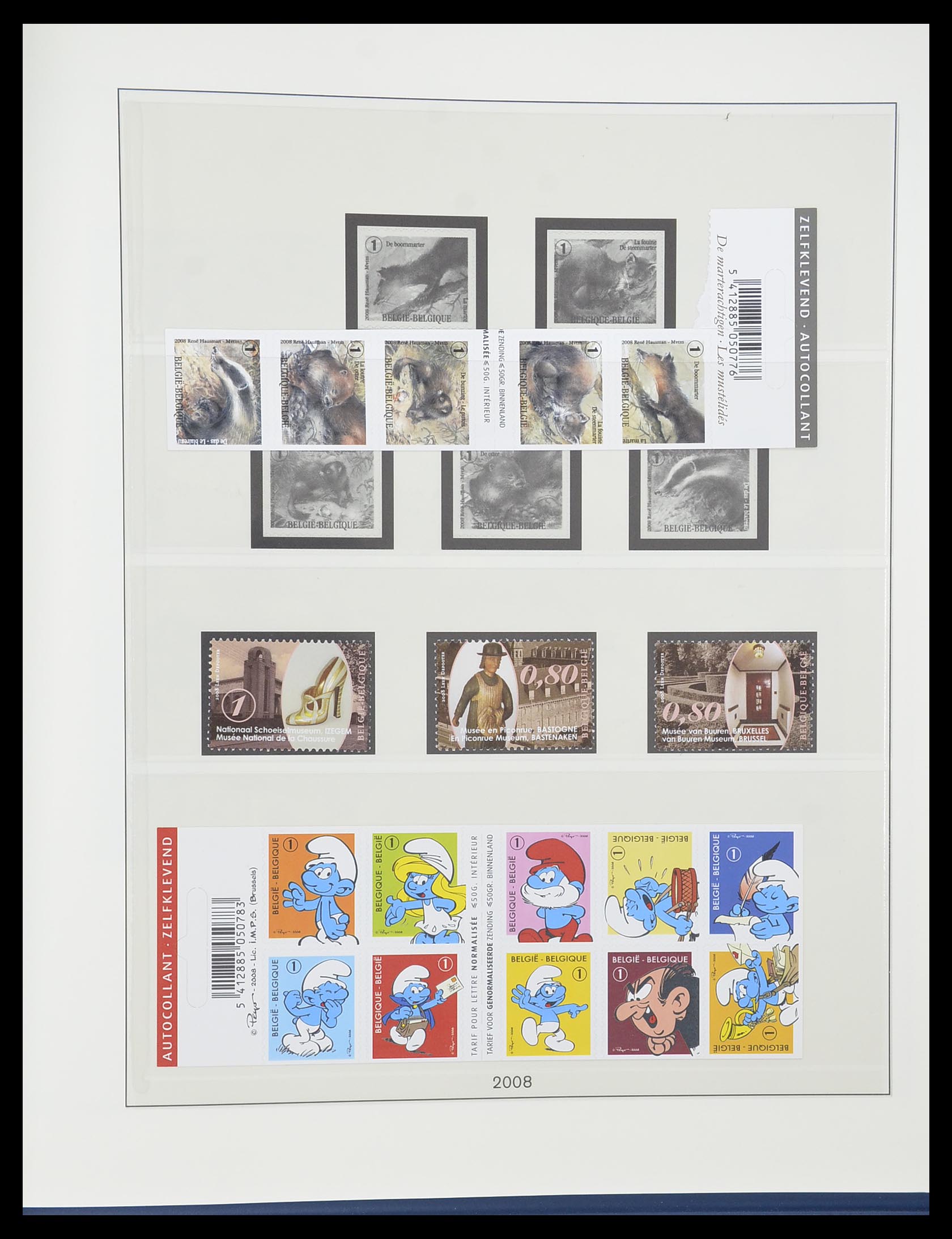 33860 317 - Postzegelverzameling 33860 België 1963-2008.