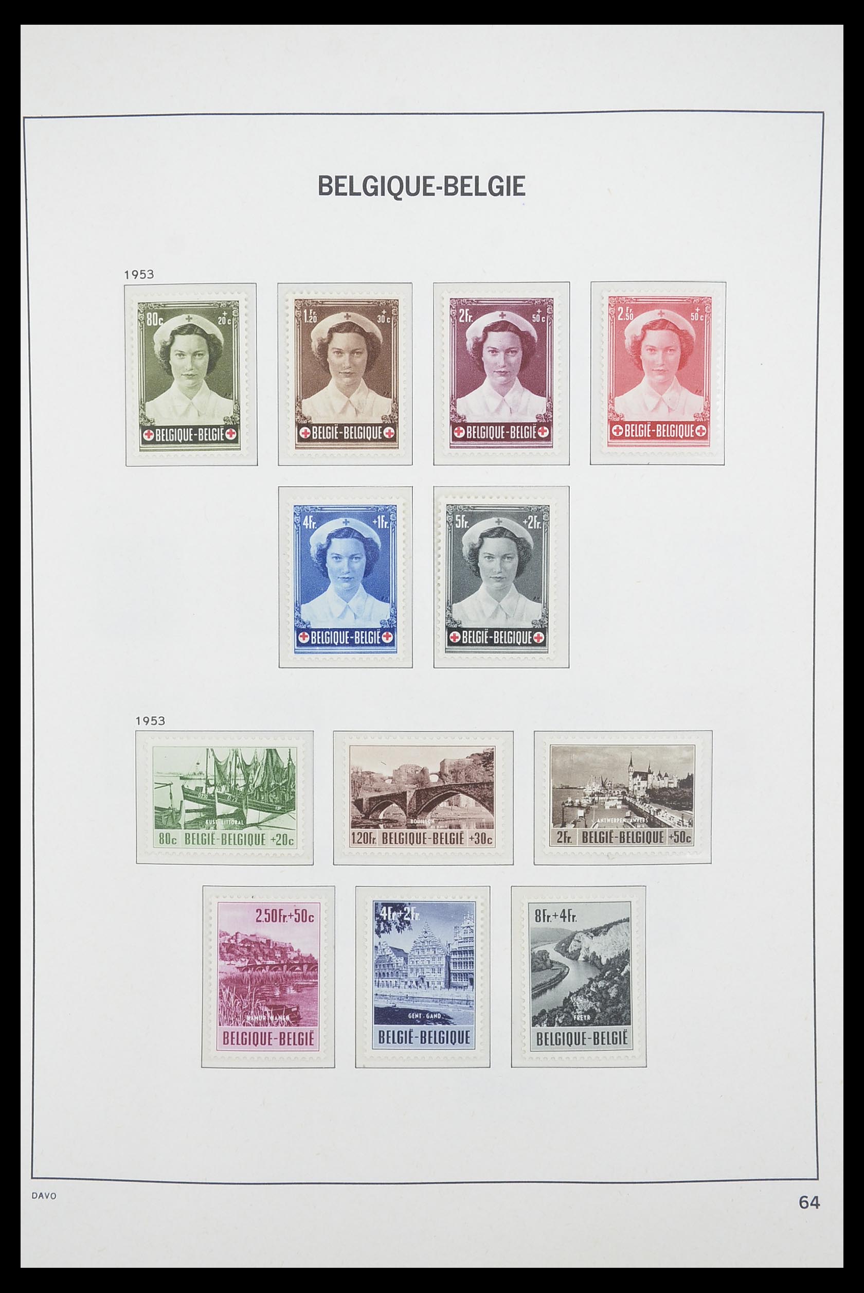 33863 007 - Postzegelverzameling 33863 België 1950-1984.
