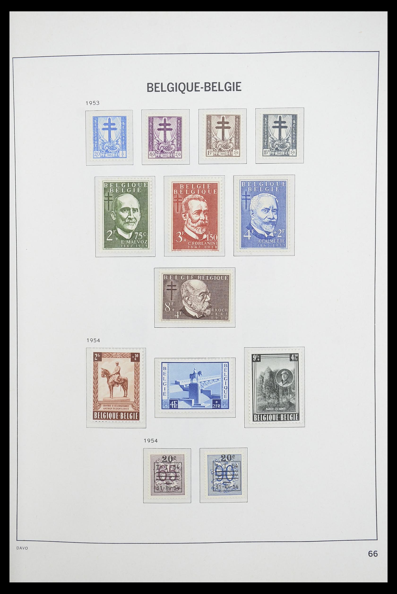 33863 009 - Stamp collection 33863 Belgium 1950-1984.