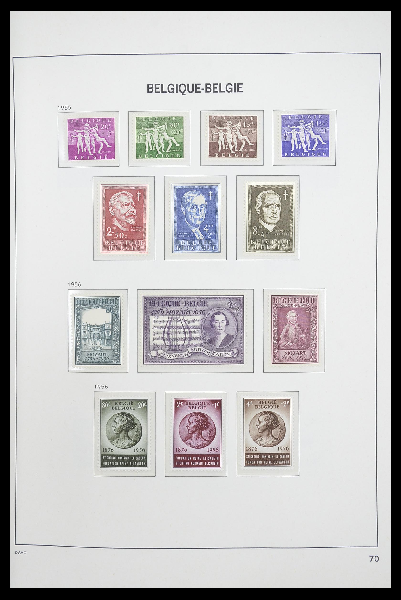 33863 013 - Postzegelverzameling 33863 België 1950-1984.