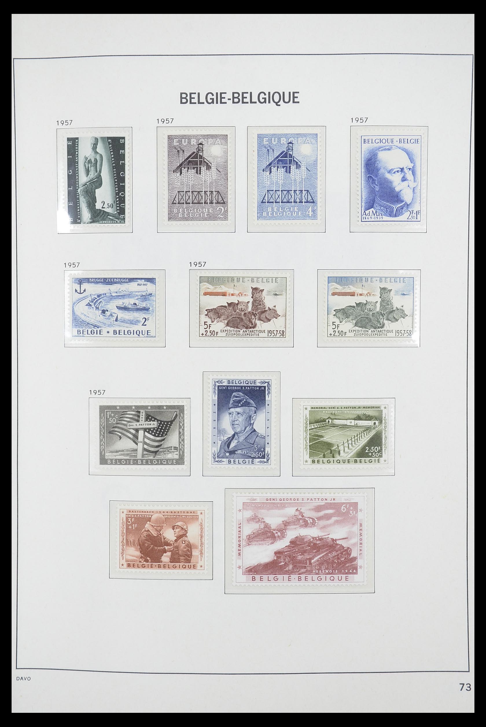 33863 016 - Stamp collection 33863 Belgium 1950-1984.