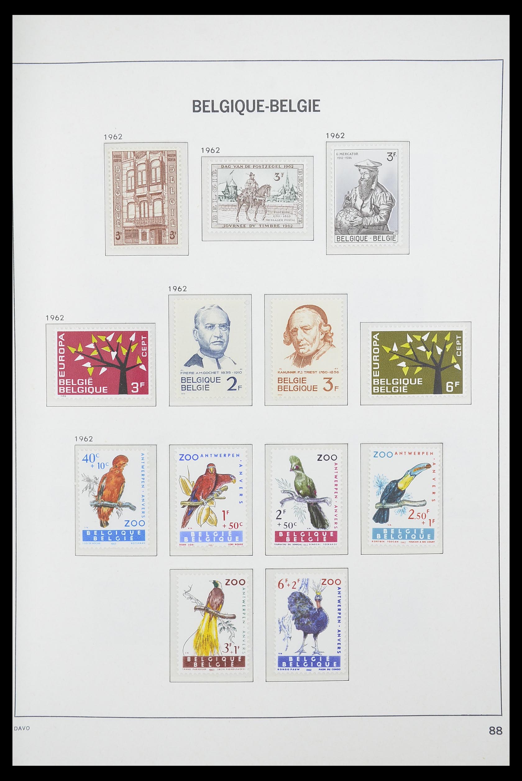 33863 032 - Postzegelverzameling 33863 België 1950-1984.