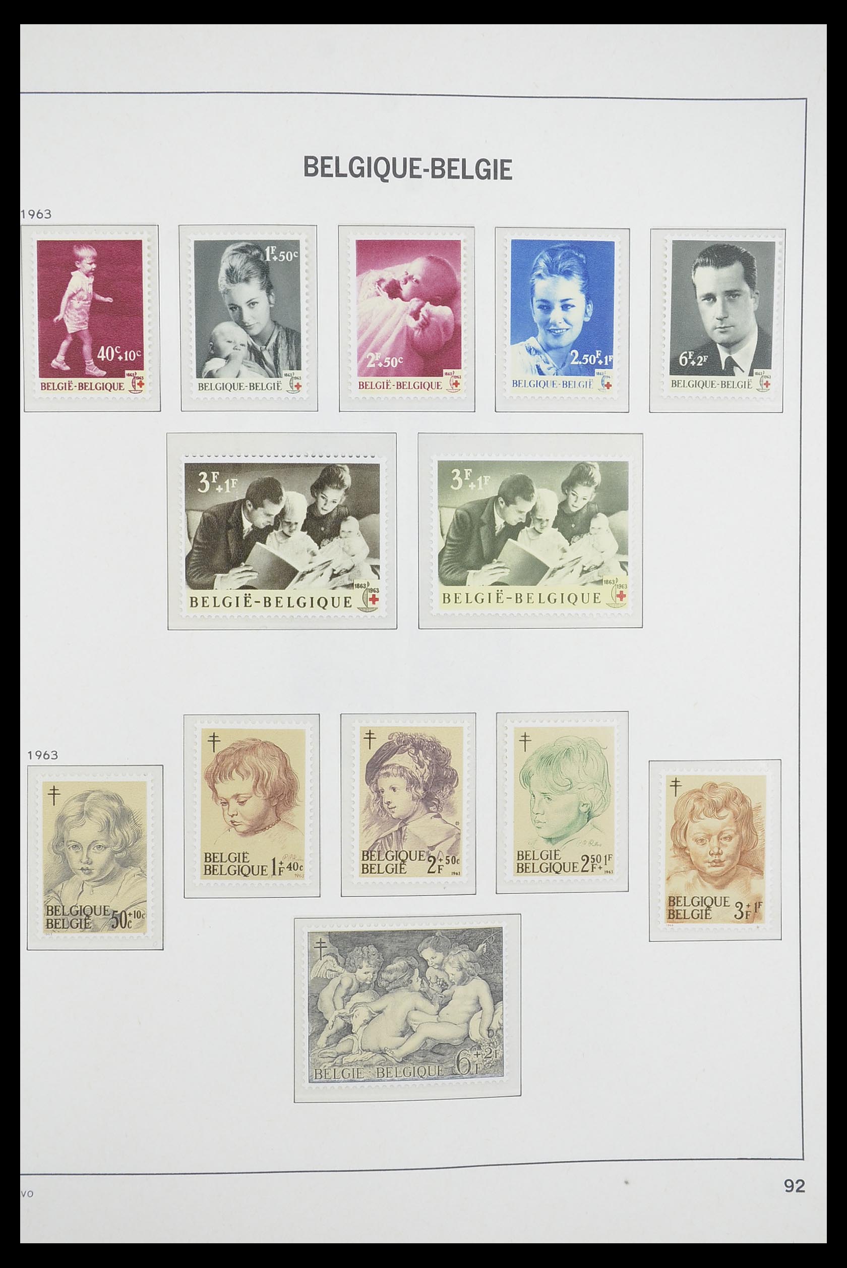 33863 037 - Stamp collection 33863 Belgium 1950-1984.