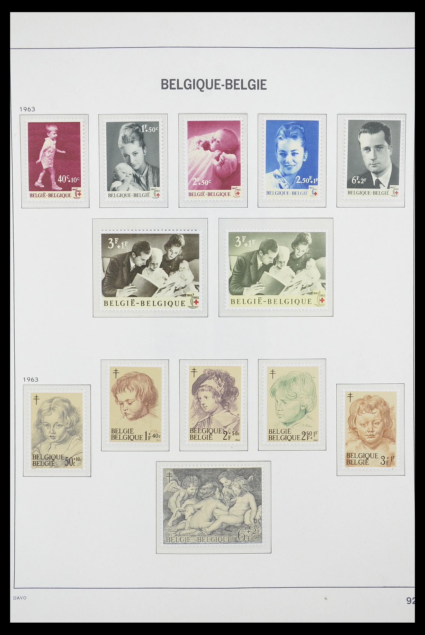 33863 038 - Postzegelverzameling 33863 België 1950-1984.