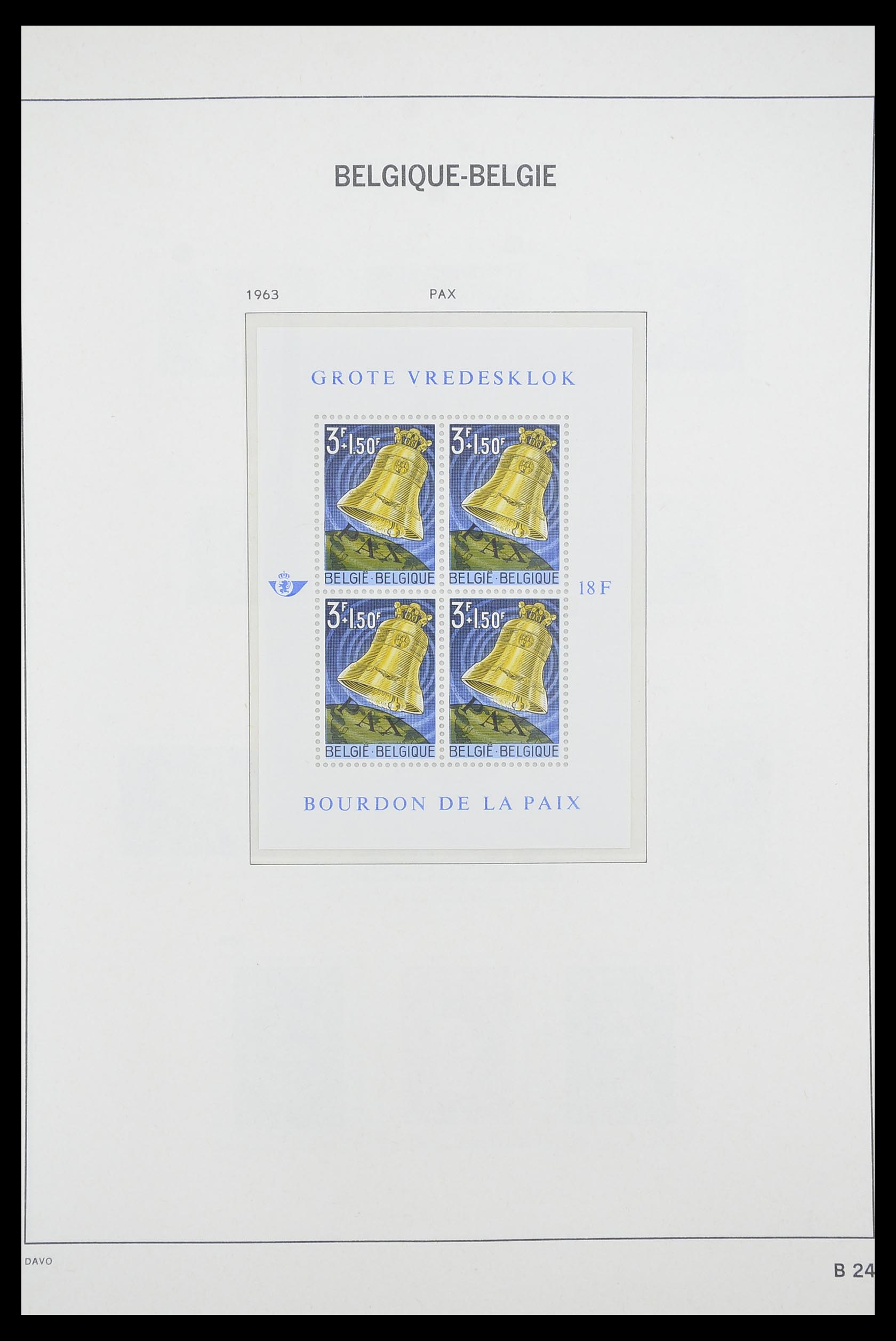33863 039 - Postzegelverzameling 33863 België 1950-1984.
