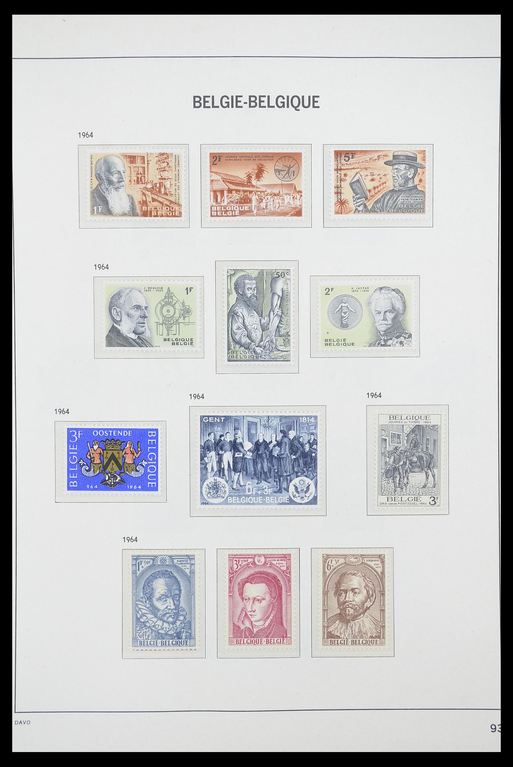 33863 040 - Stamp collection 33863 Belgium 1950-1984.