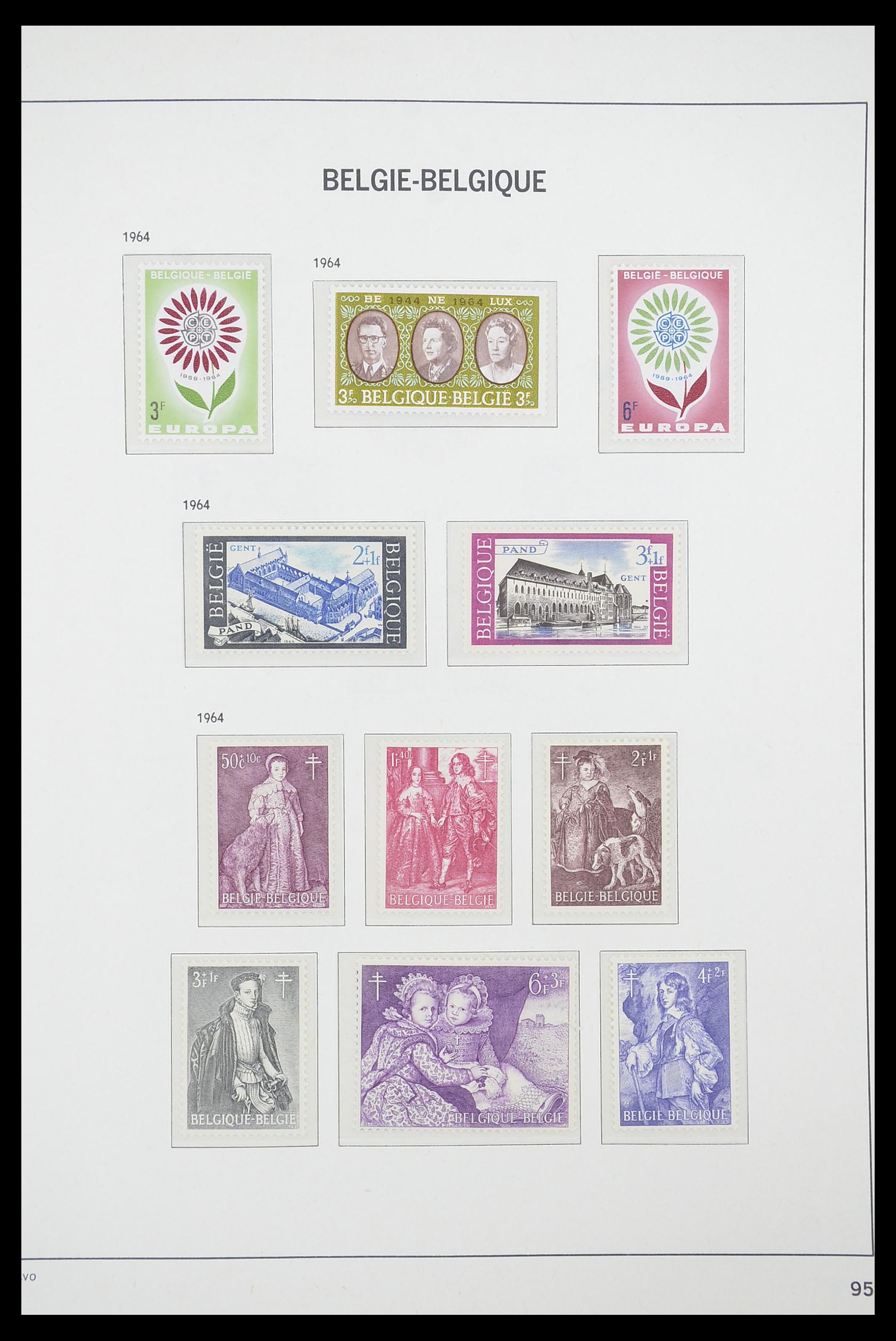 33863 042 - Stamp collection 33863 Belgium 1950-1984.