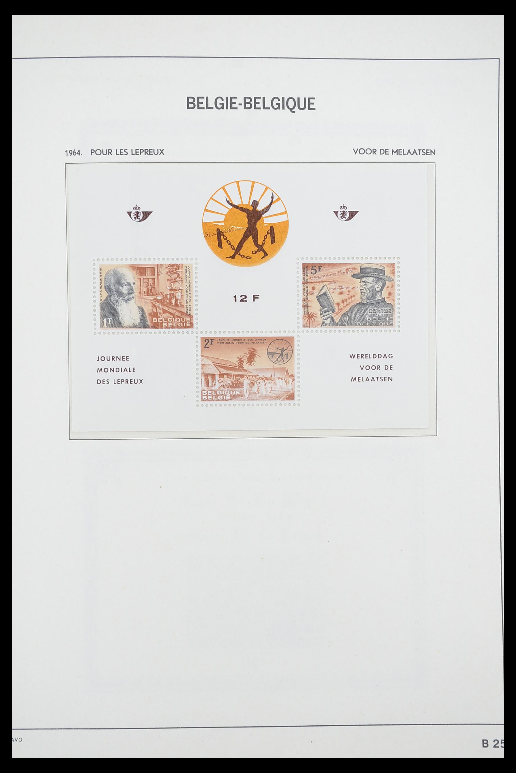 33863 043 - Stamp collection 33863 Belgium 1950-1984.