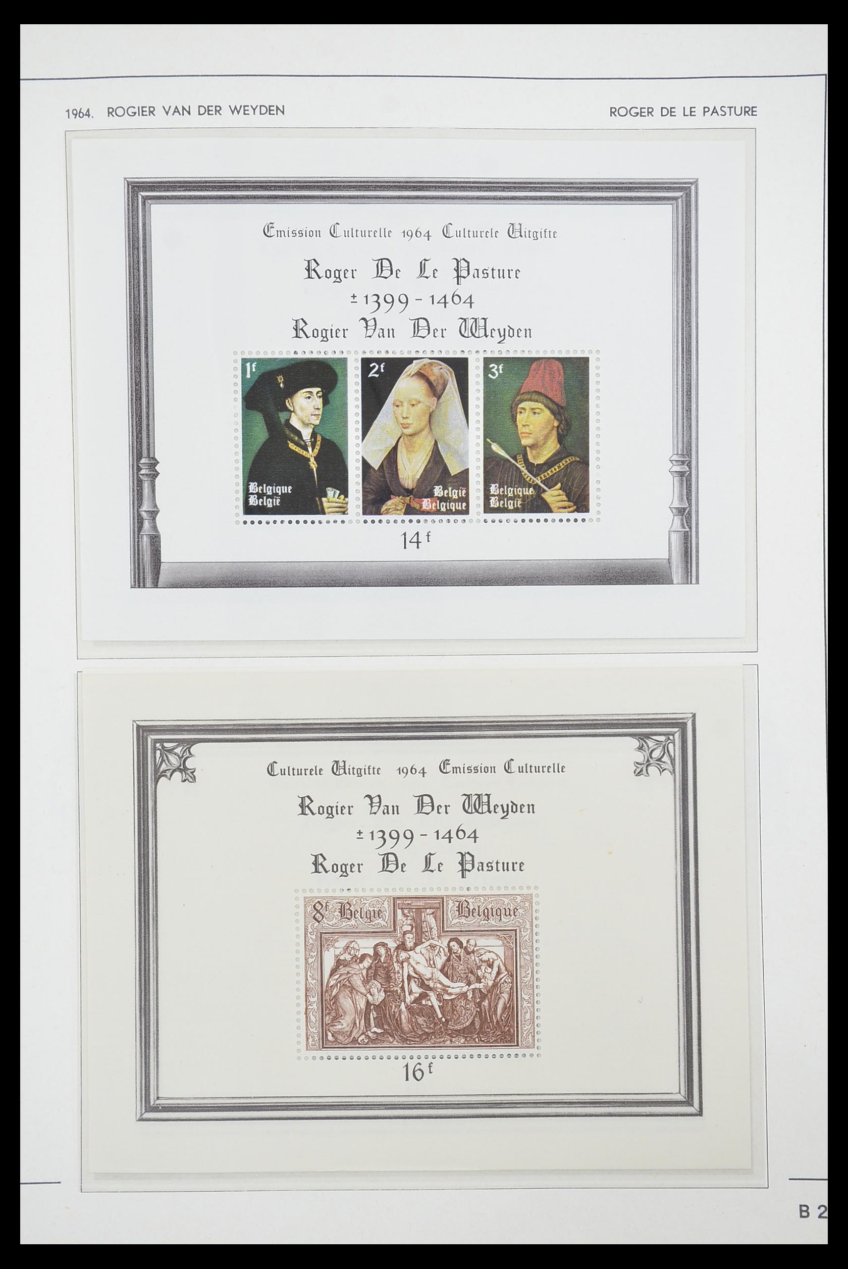 33863 044 - Stamp collection 33863 Belgium 1950-1984.