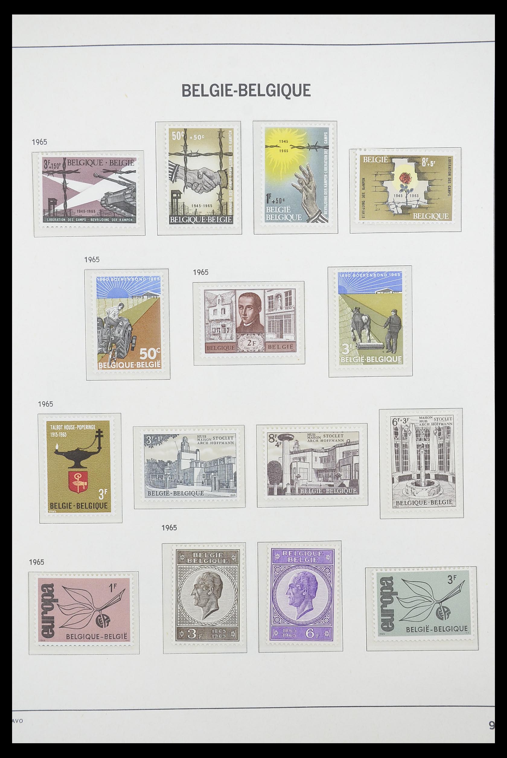 33863 046 - Stamp collection 33863 Belgium 1950-1984.