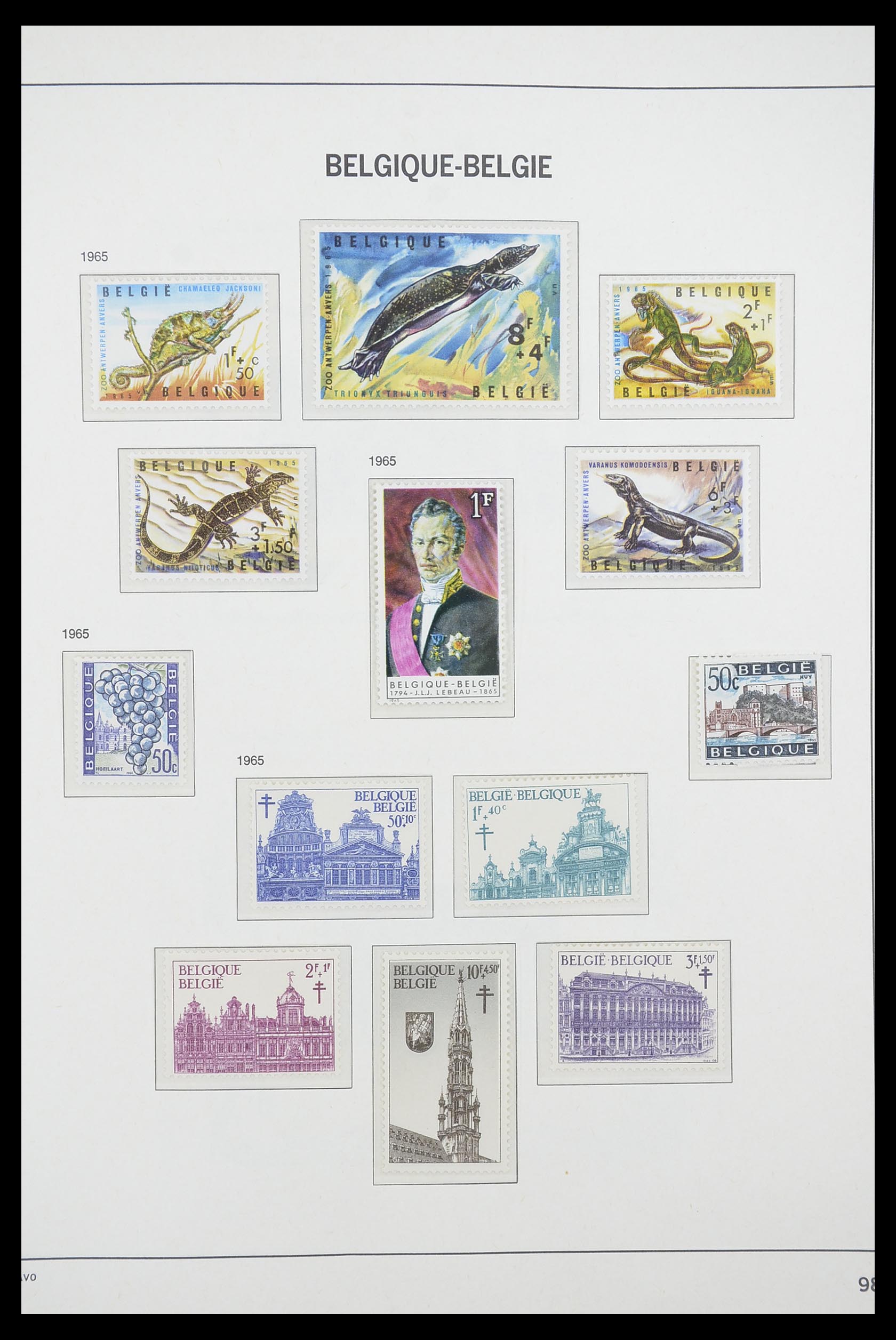33863 047 - Stamp collection 33863 Belgium 1950-1984.