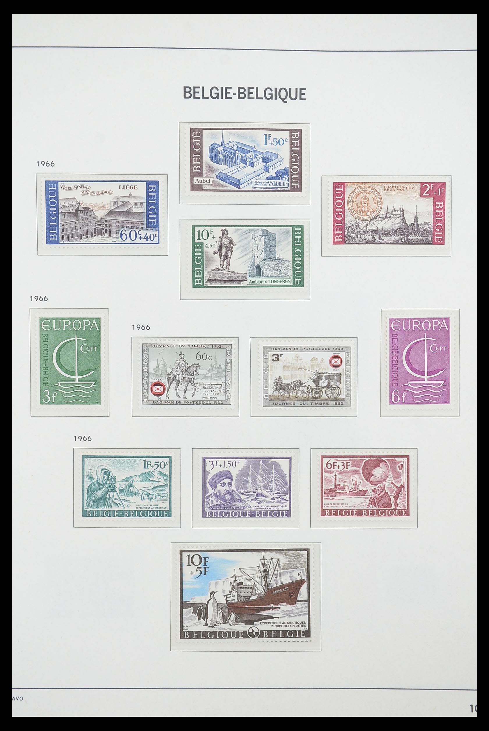 33863 051 - Stamp collection 33863 Belgium 1950-1984.