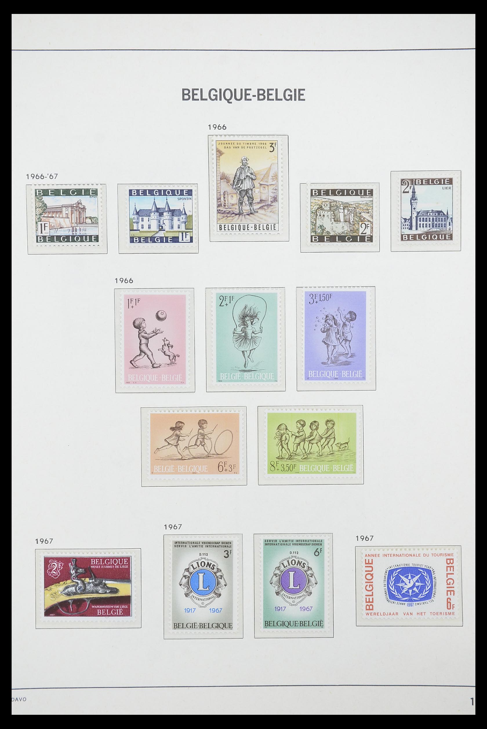 33863 052 - Postzegelverzameling 33863 België 1950-1984.