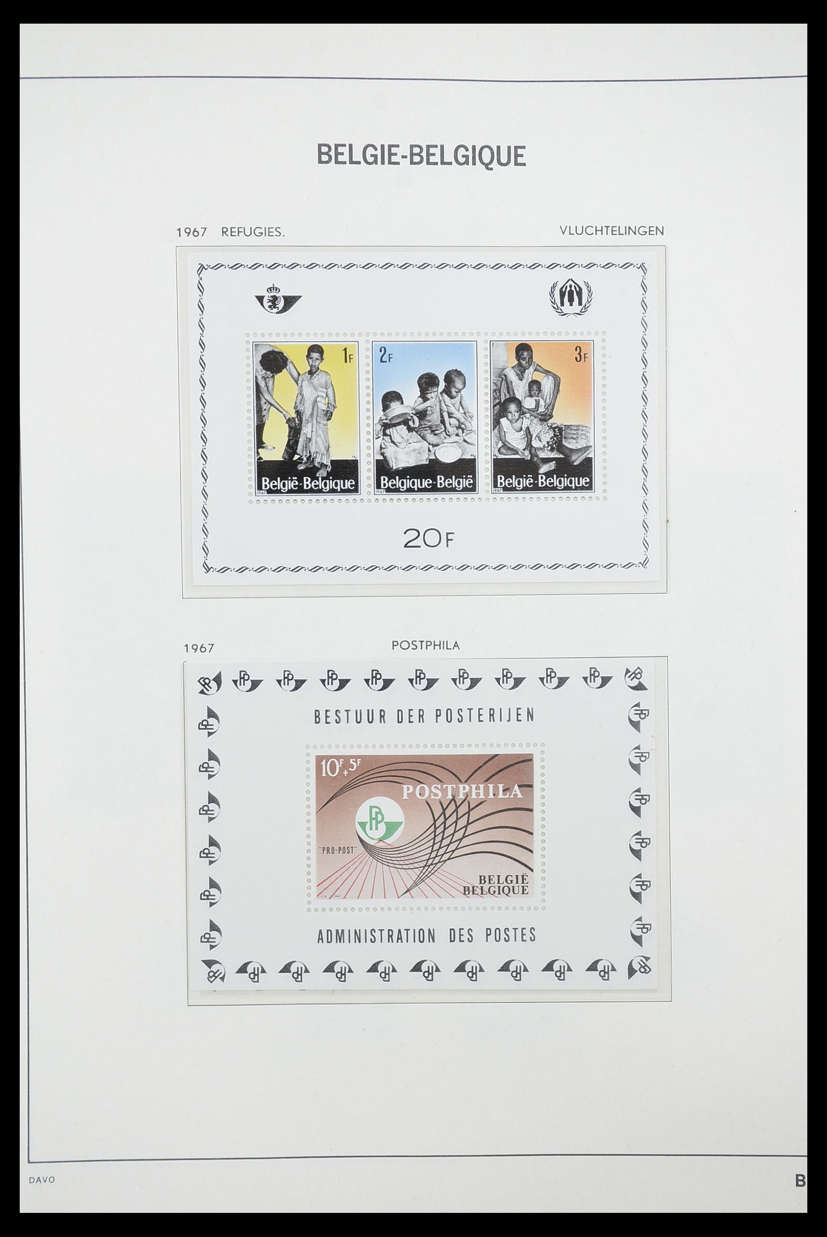 33863 056 - Stamp collection 33863 Belgium 1950-1984.